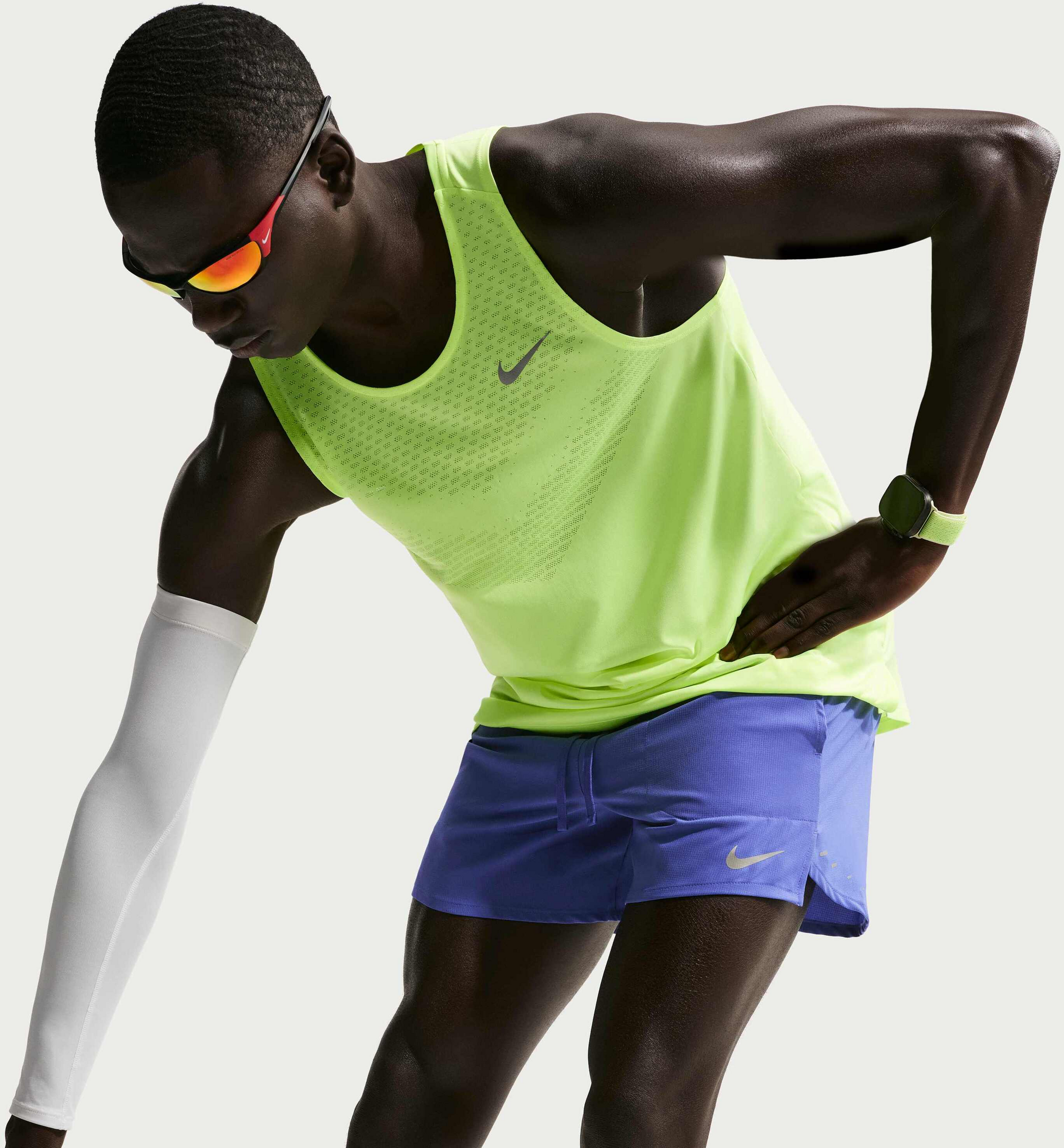 NIKE, Men's Dri-fit 12.5cm (approx.) Brief-lined Running Shorts Stride