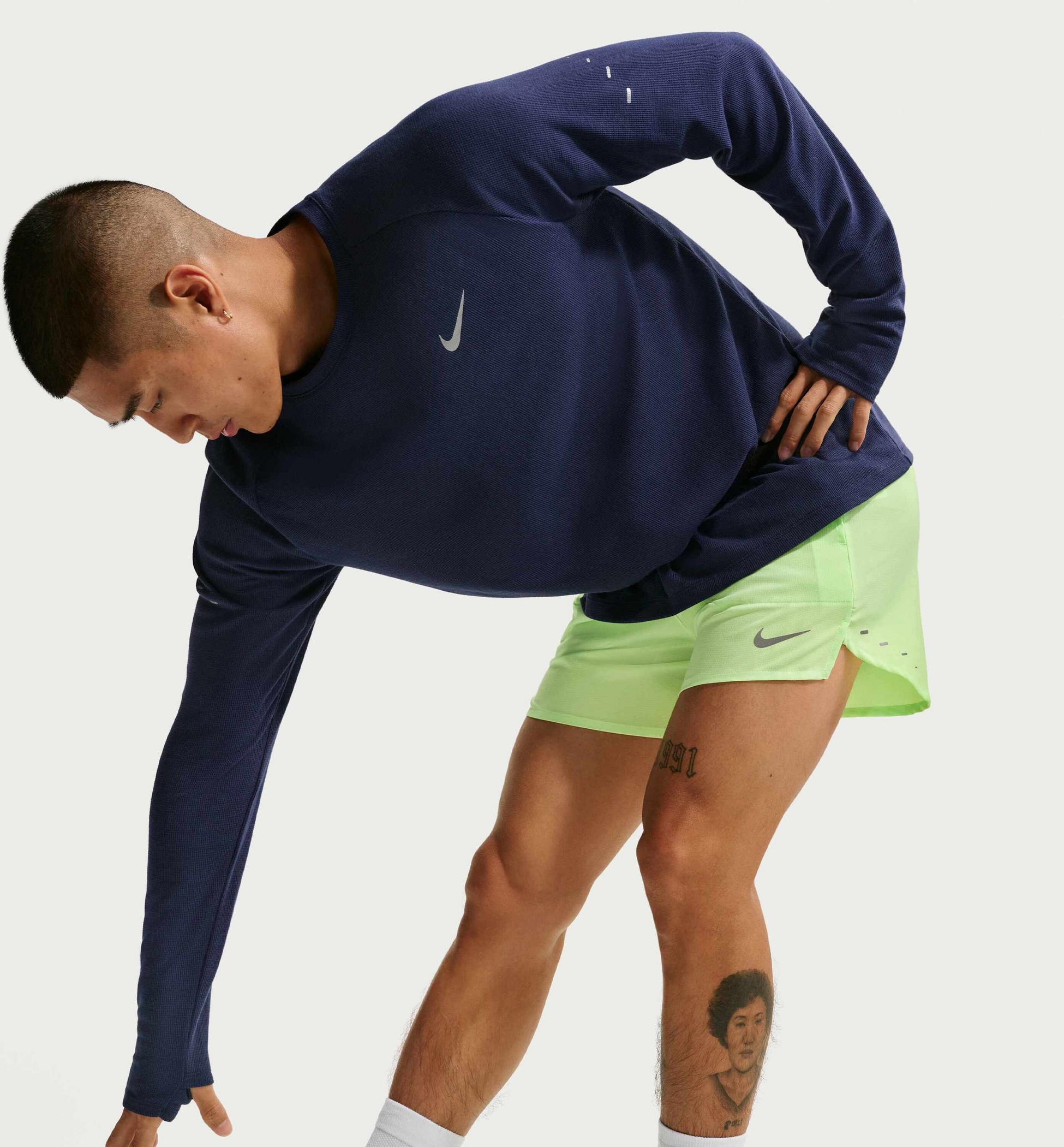 NIKE, Men's Dri-fit 12.5cm (approx.) Brief-lined Running Shorts Stride