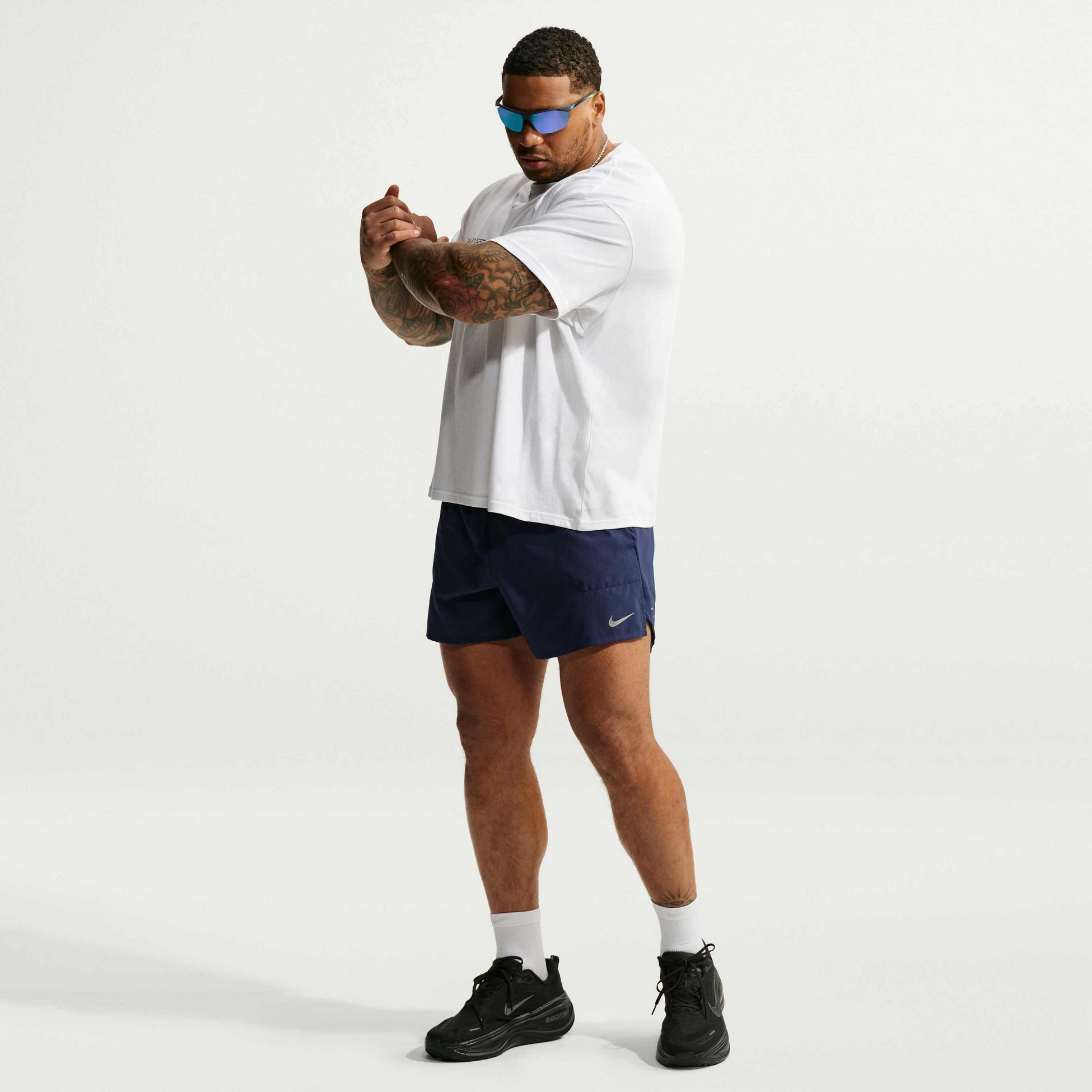 NIKE, Men's Dri-fit 12.5cm (approx.) Brief-lined Running Shorts Stride