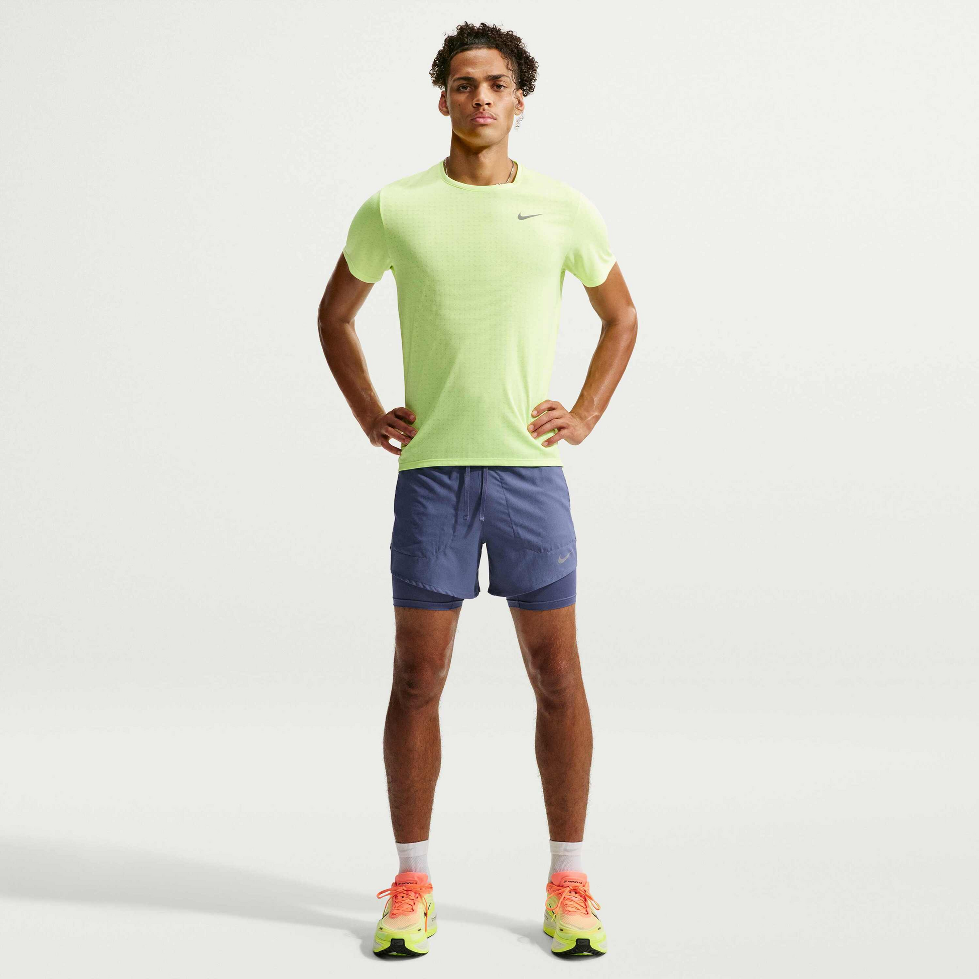 NIKE, Men's Dri-fit 13cm (approx.)hybrid Running Shorts Stride