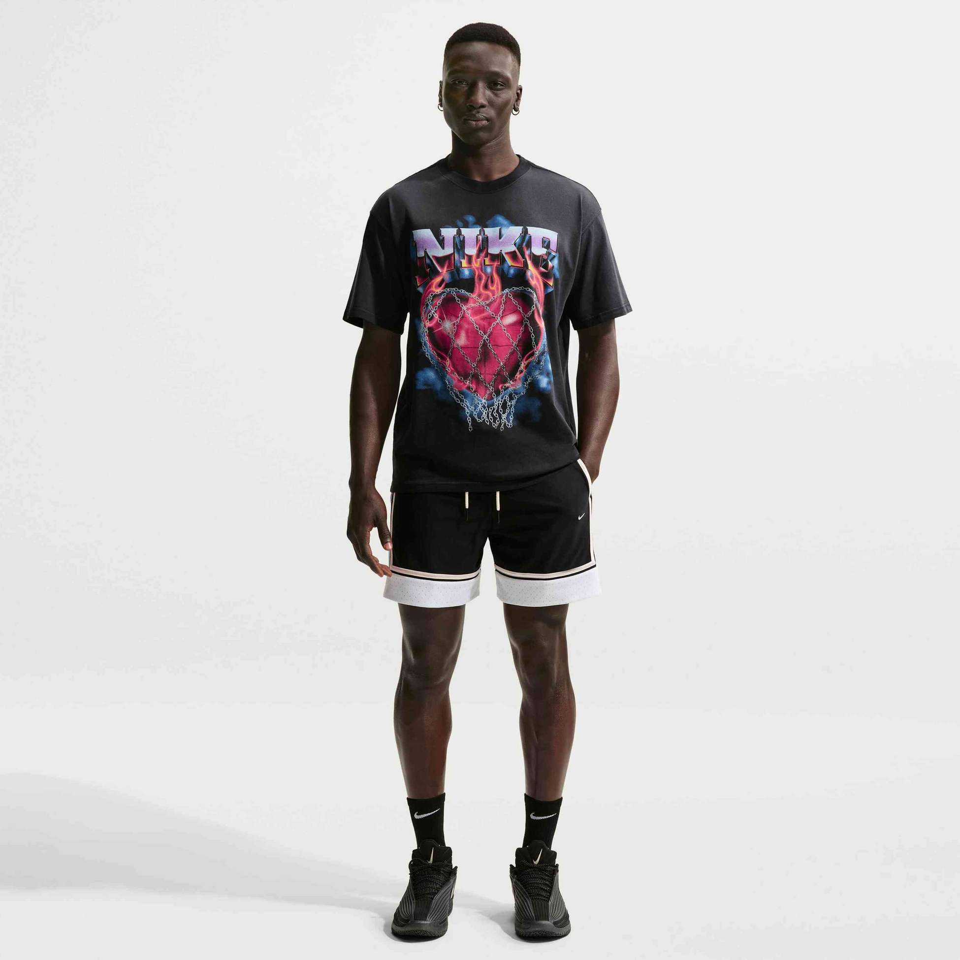 NIKE, Men's Dri-fit 15cm (approx.) Basketball Shorts Standard Issue