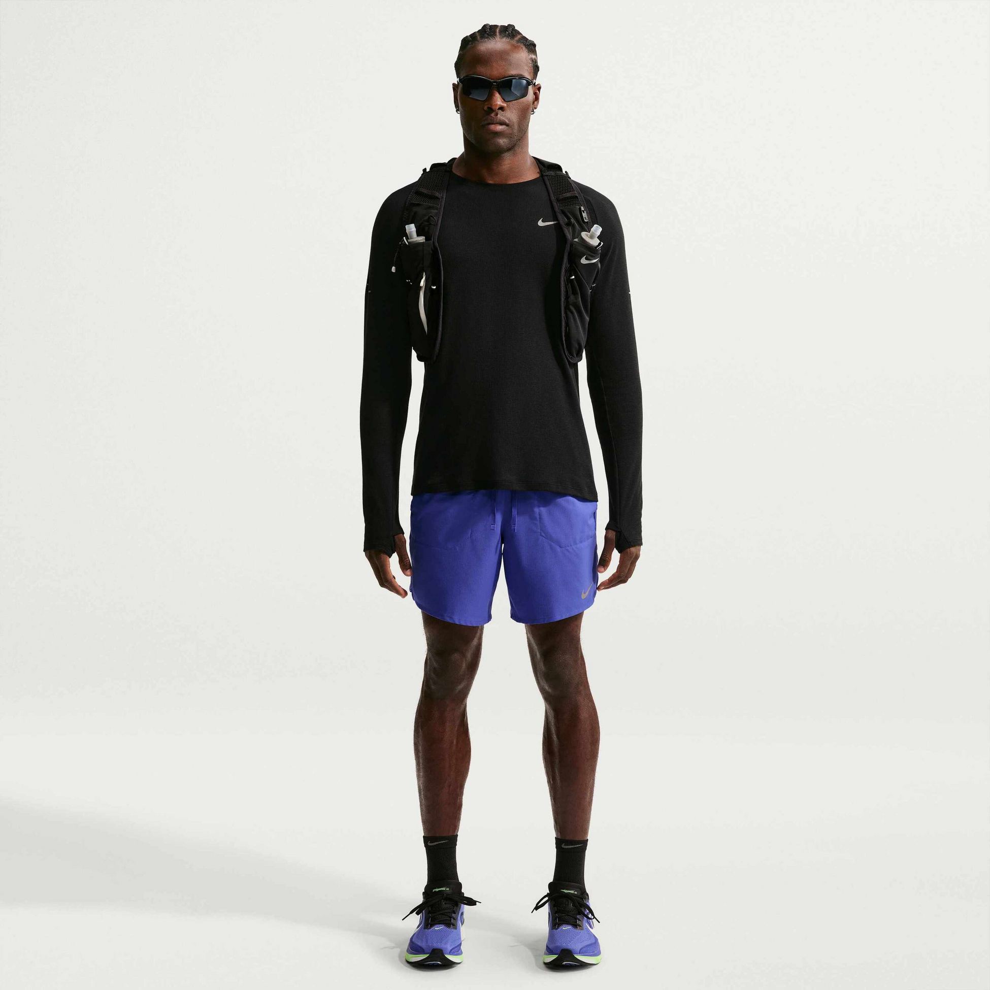 NIKE, Men's Dri-fit 18cm (approx.) 2-in-1 Running Shorts Stride