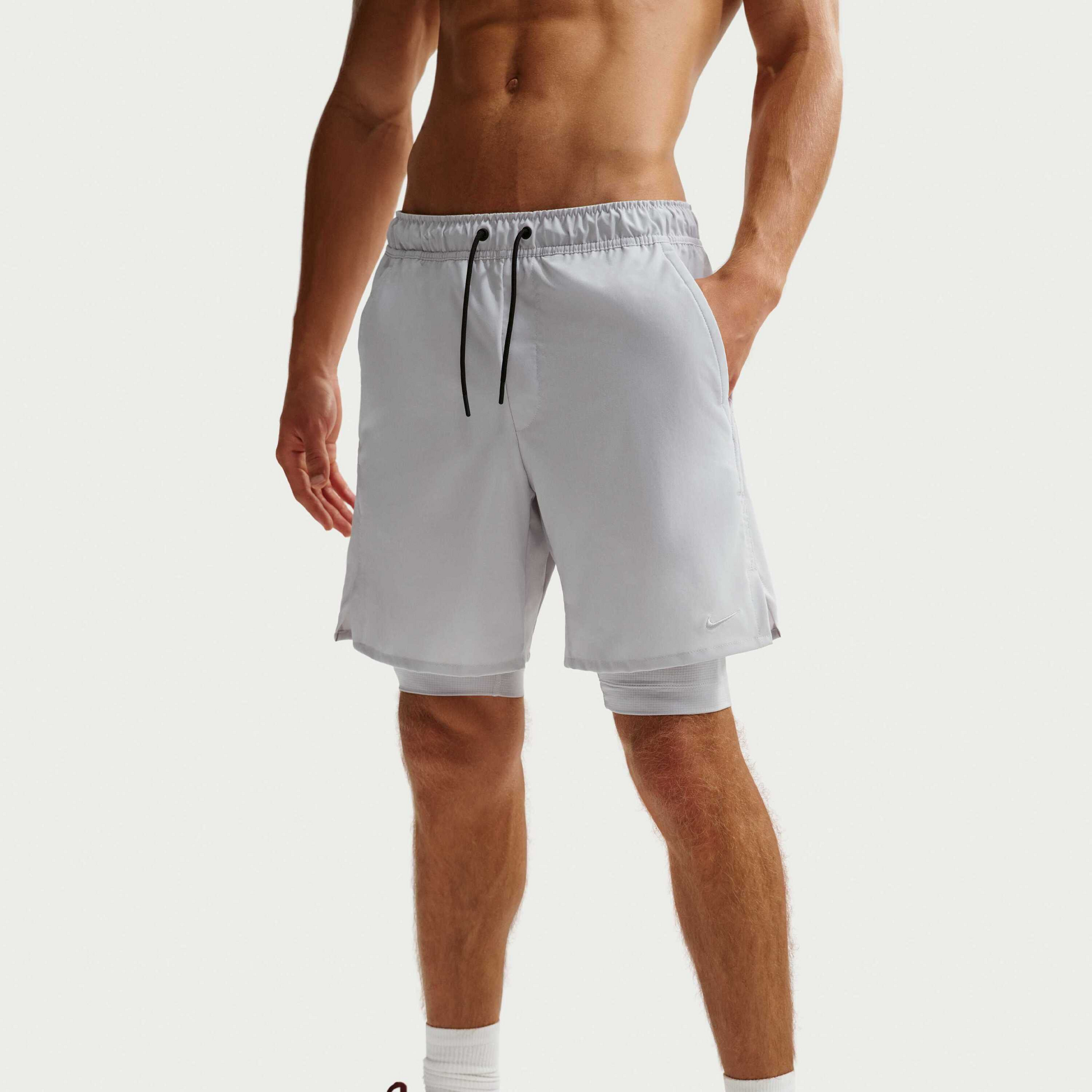 NIKE, Men's Dri-fit 18cm (approx.) 2-in-1 Versatile Shorts Unlimited