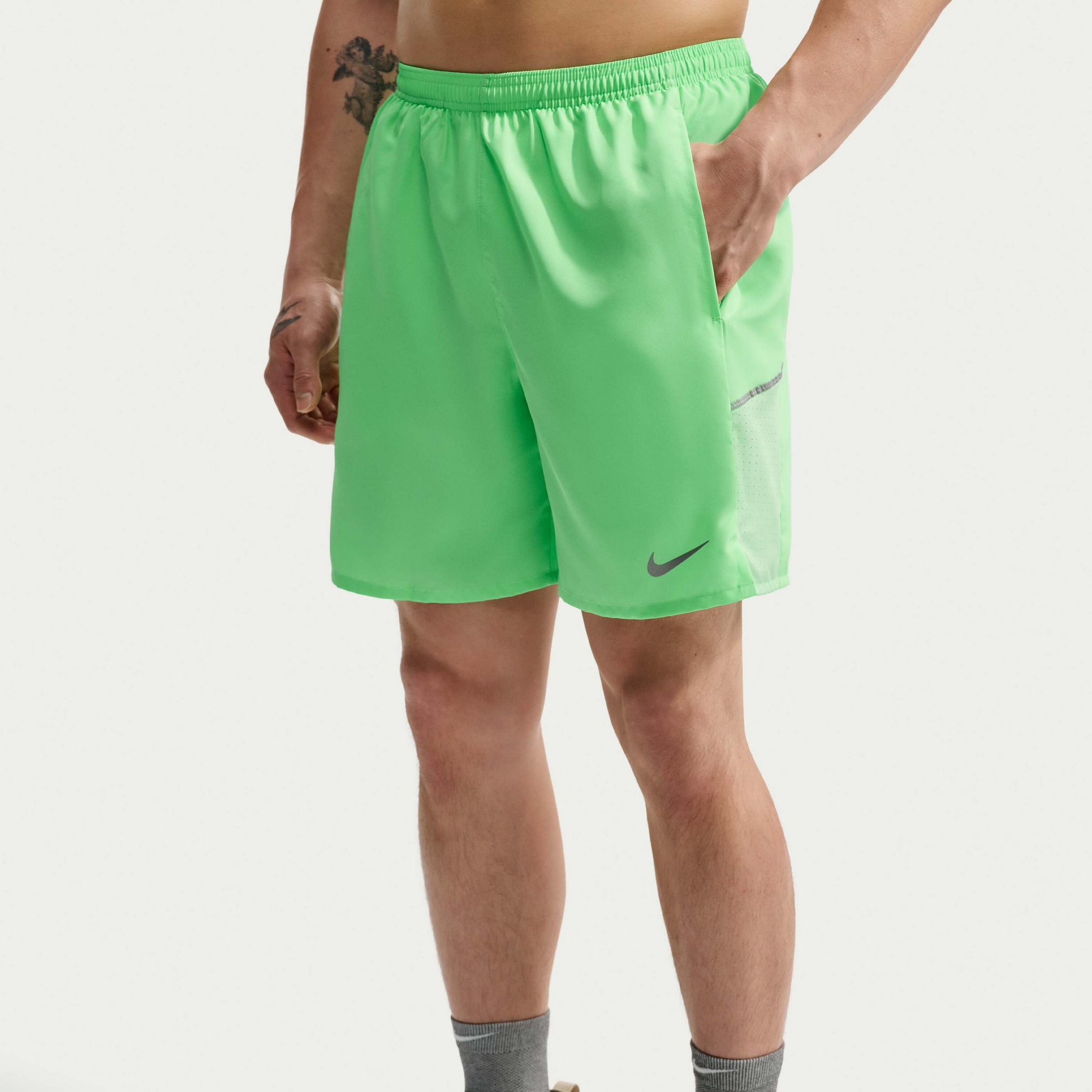 NIKE, Men's Dri-fit 18cm (approx.) Briefs-lined Running Shorts Miler