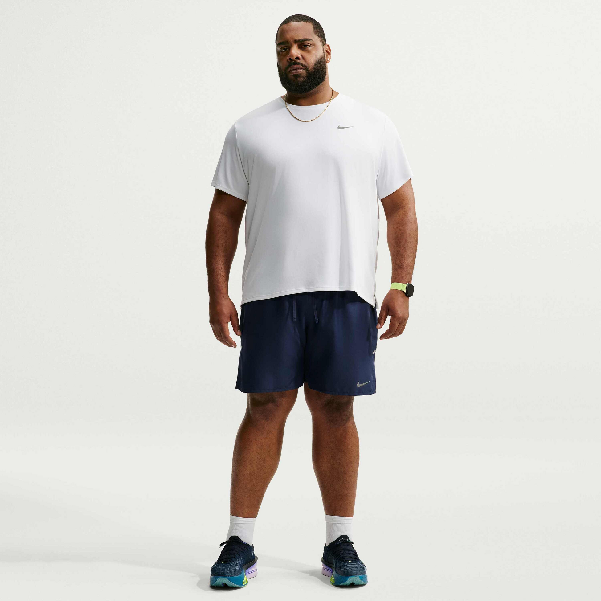 NIKE, Men's Dri-fit 18cm (approx.) Briefs-lined Running Shorts Miler