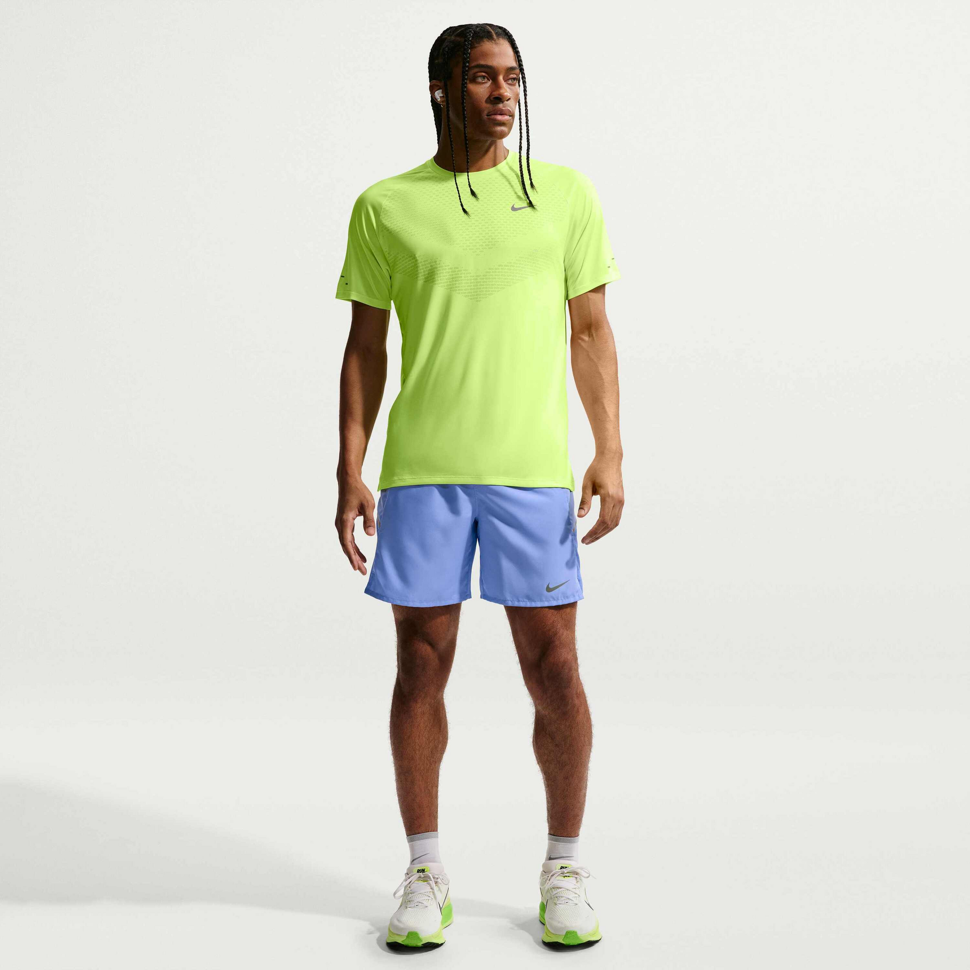 NIKE, Men's Dri-fit 18cm (approx.) Briefs-lined Running Shorts Miler