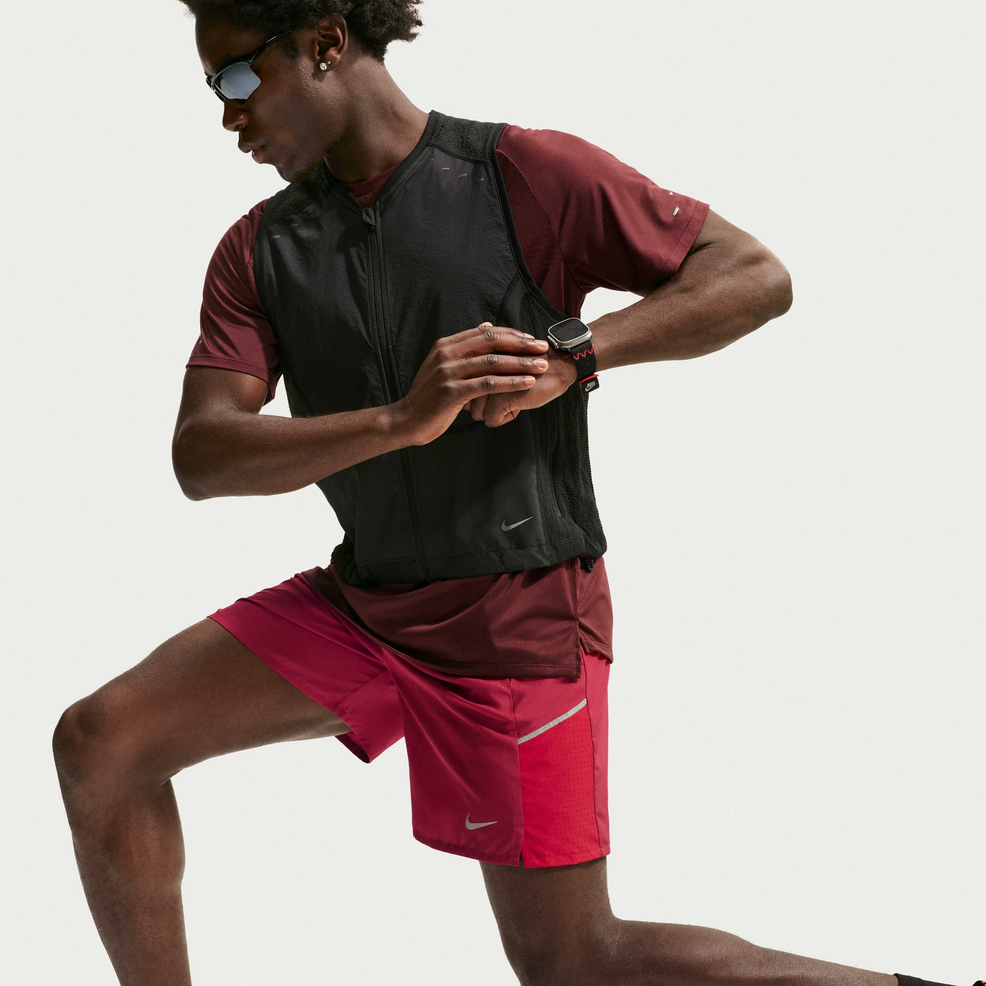 NIKE, Men's Dri-fit 18cm (approx.) Briefs-lined Running Shorts Miler