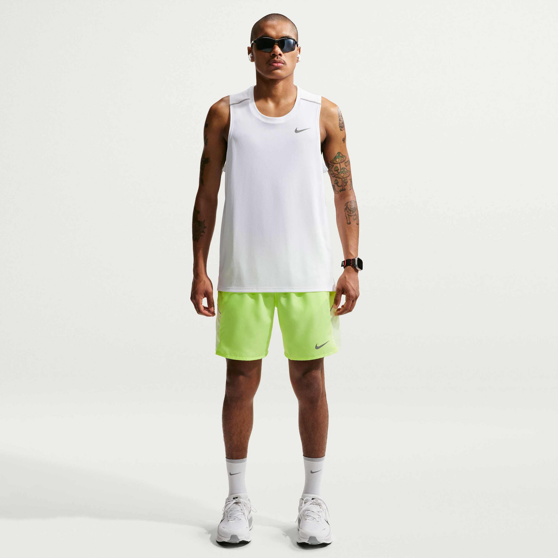 NIKE, Men's Dri-fit 18cm (approx.) Briefs-lined Running Shorts Miler