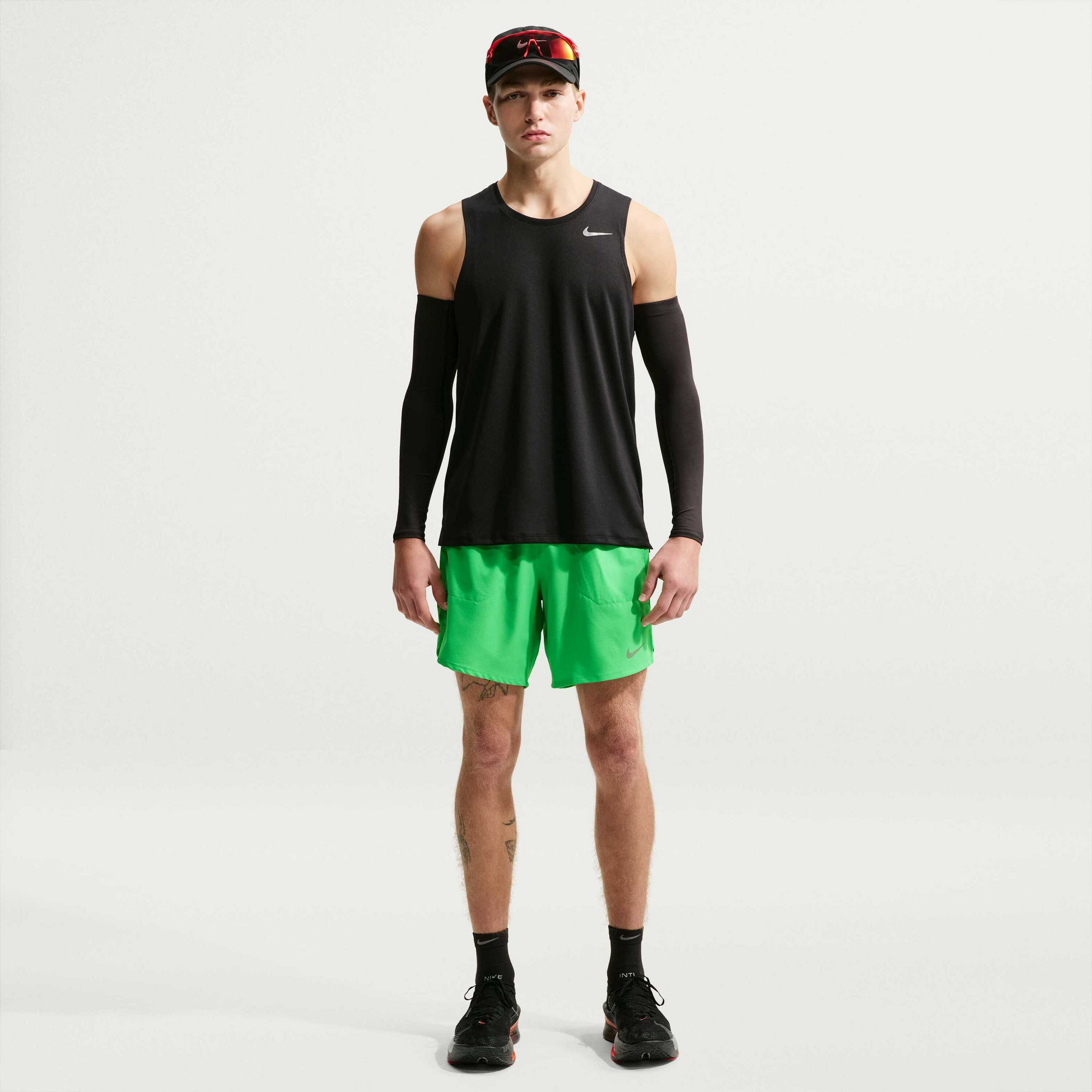 NIKE, Men's Dri-fit 18cm (approx.) Briefs-lined Running Shorts Stride