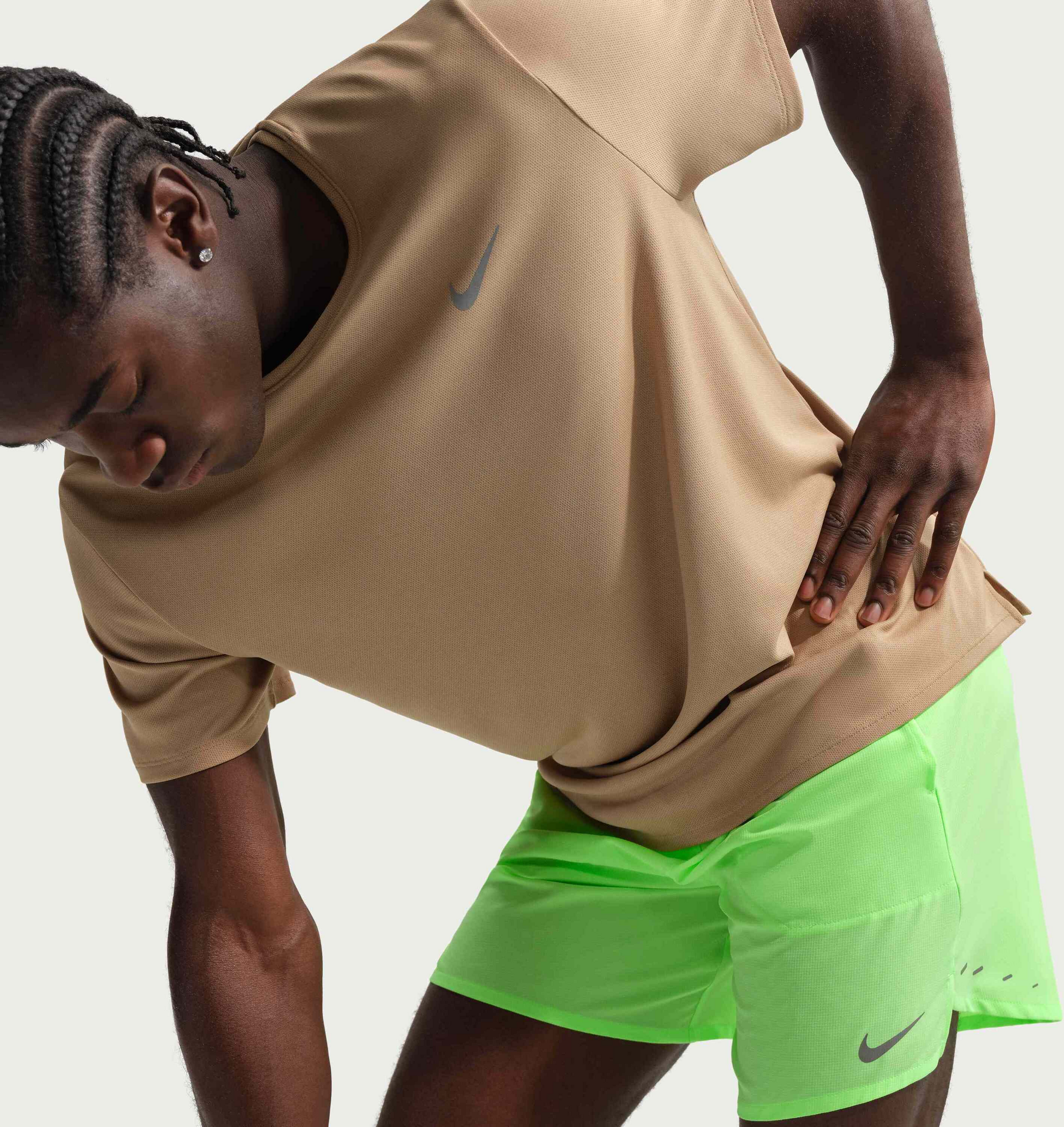 NIKE, Men's Dri-fit 18cm (approx.) Briefs-lined Running Shorts Stride