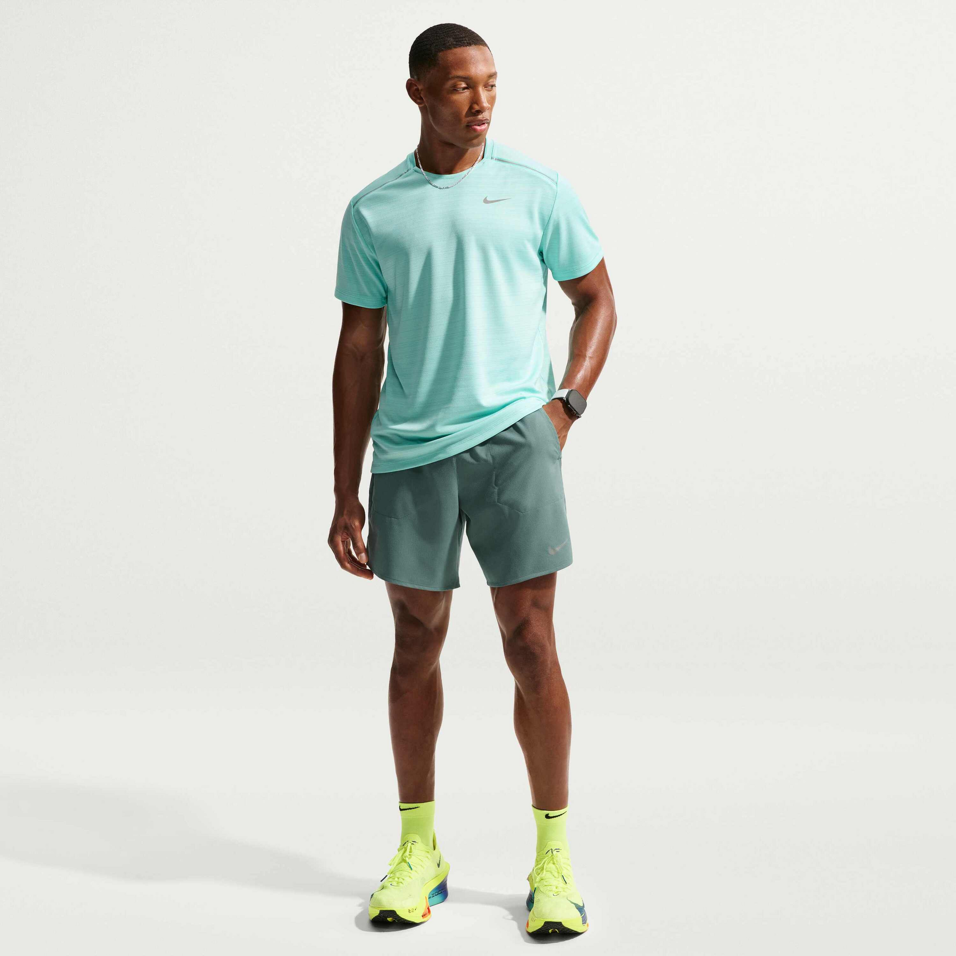 NIKE, Men's Dri-fit 18cm (approx.) Briefs-lined Running Shorts Stride