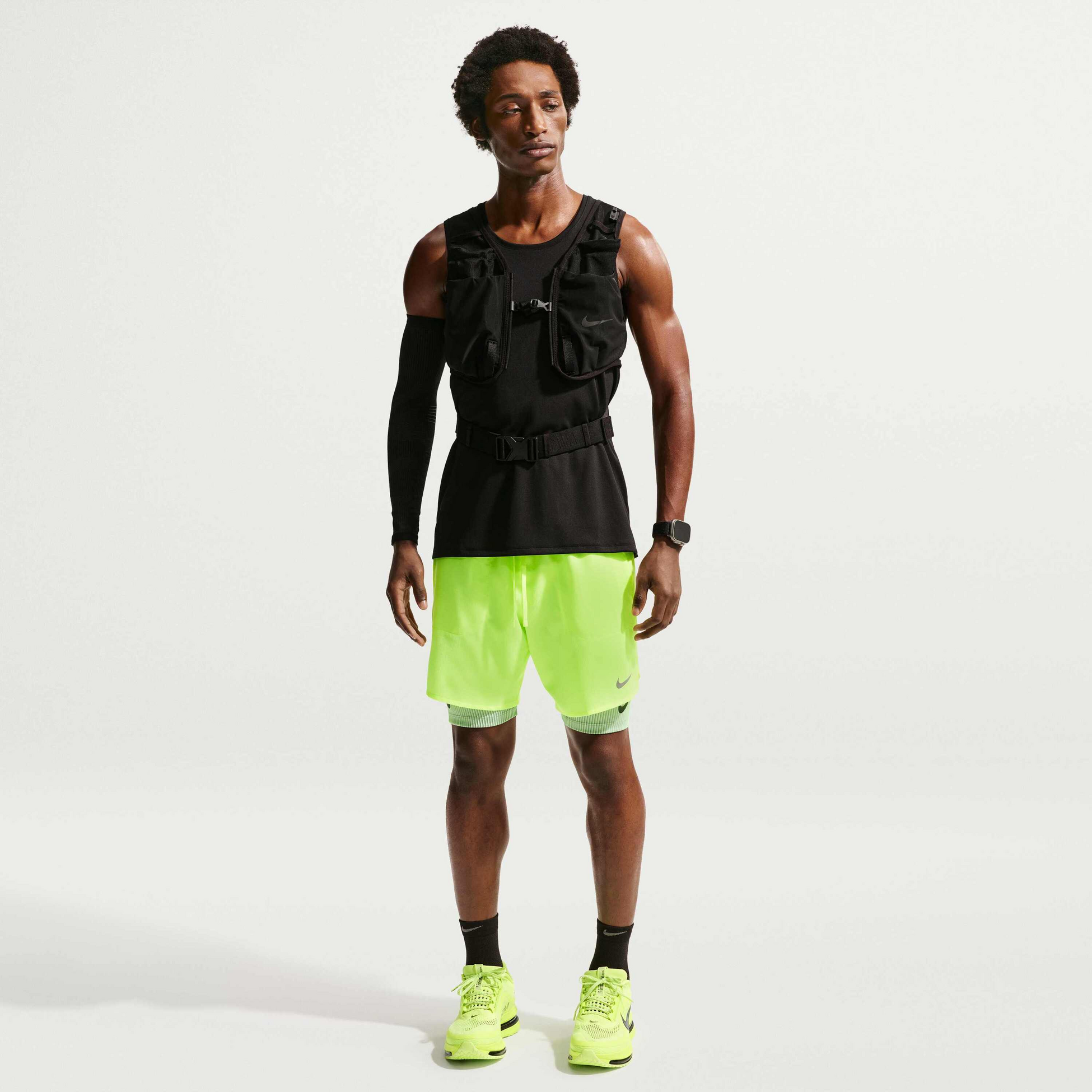 NIKE, Men's Dri-fit 18cm (approx.) Briefs-lined Running Shorts Stride