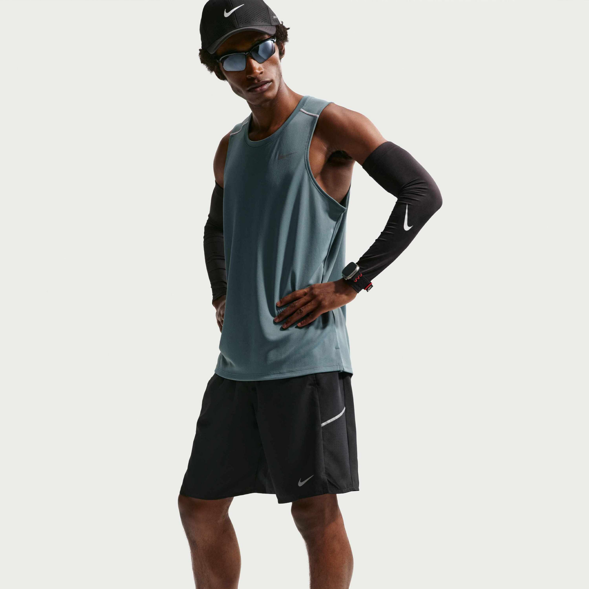 NIKE, Men's Dri-fit 23cm (approx.) Unlined Running Shorts Miler