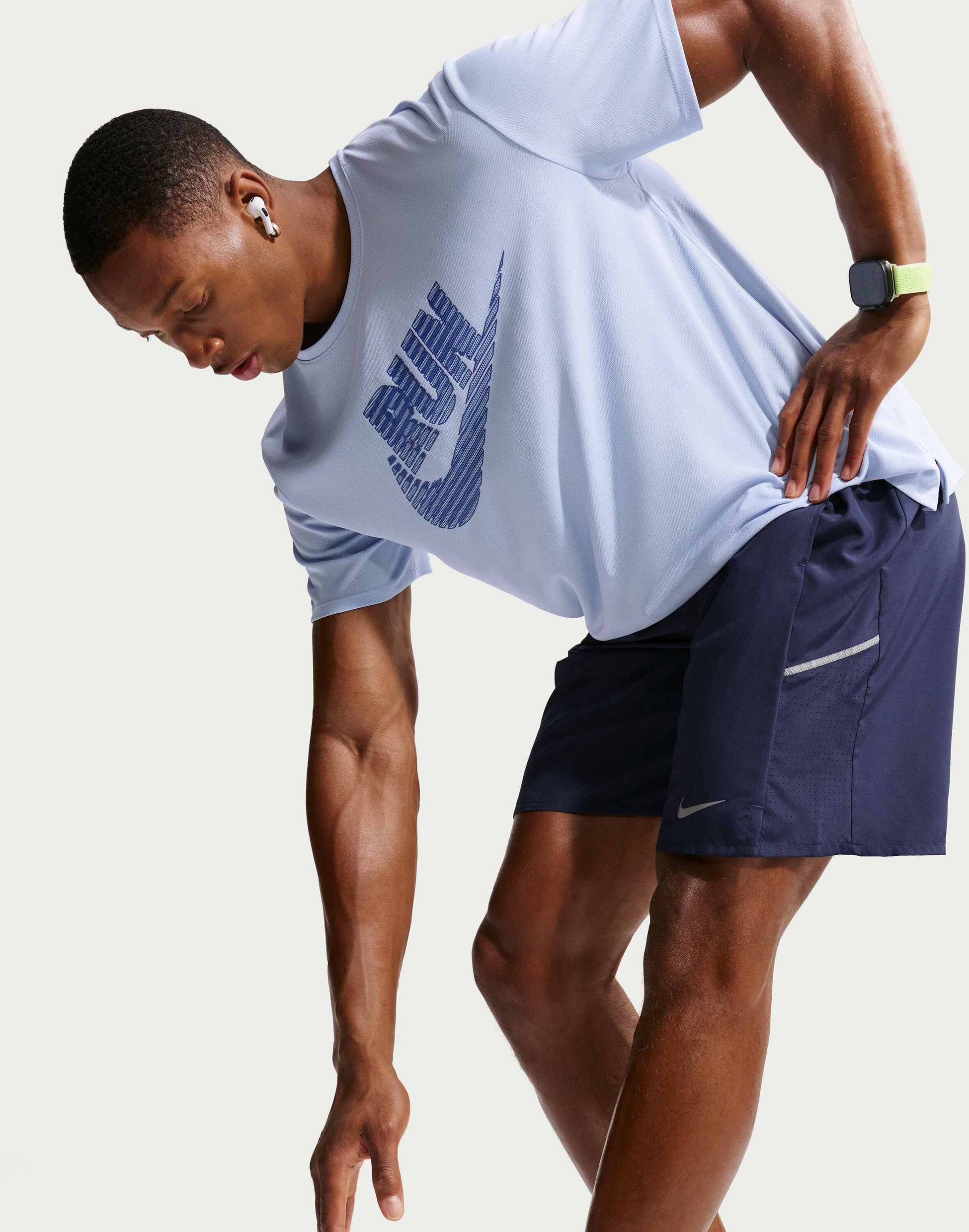 NIKE, Men's Dri-fit 23cm (approx.) Unlined Running Shorts Miler