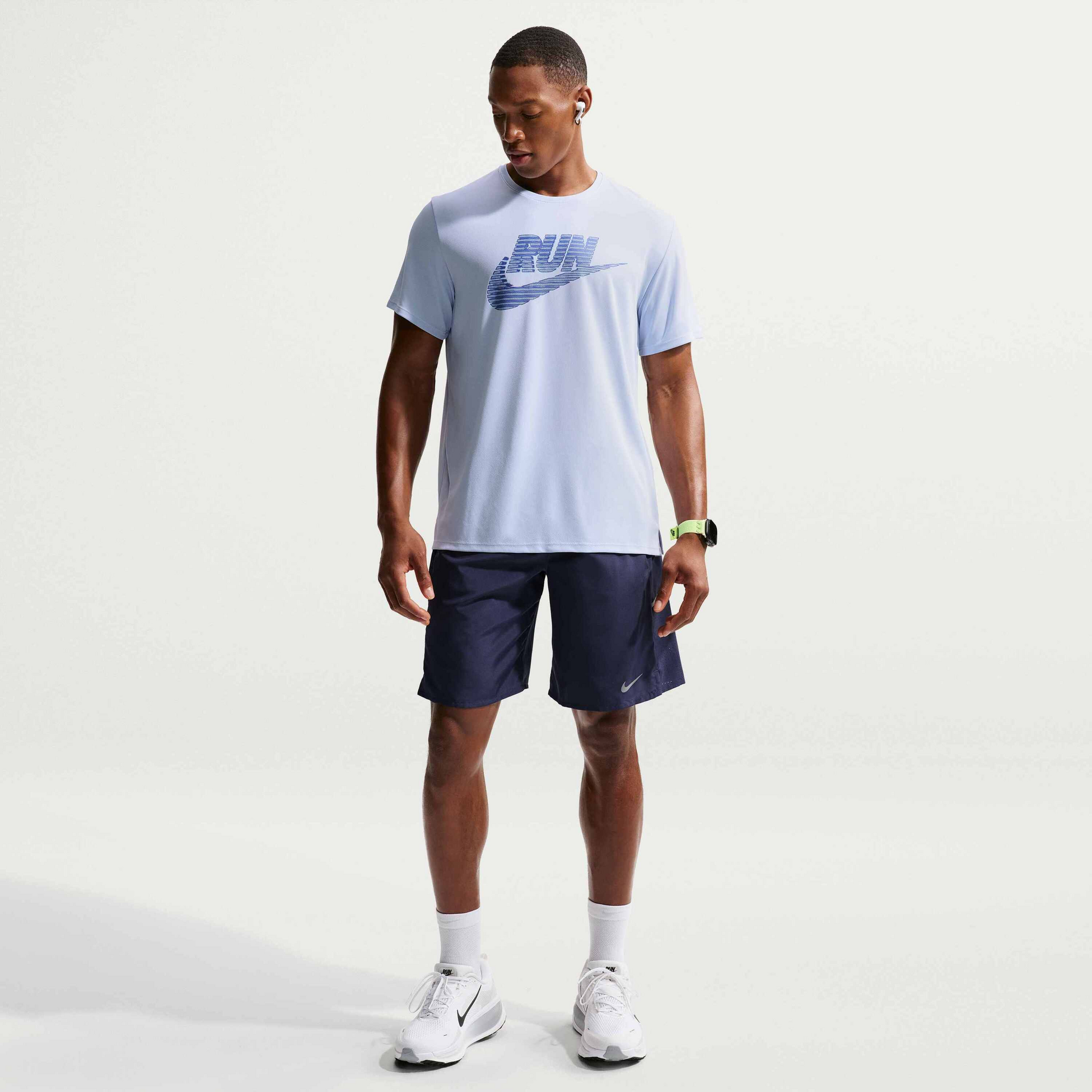 NIKE, Men's Dri-fit 23cm (approx.) Unlined Running Shorts Miler