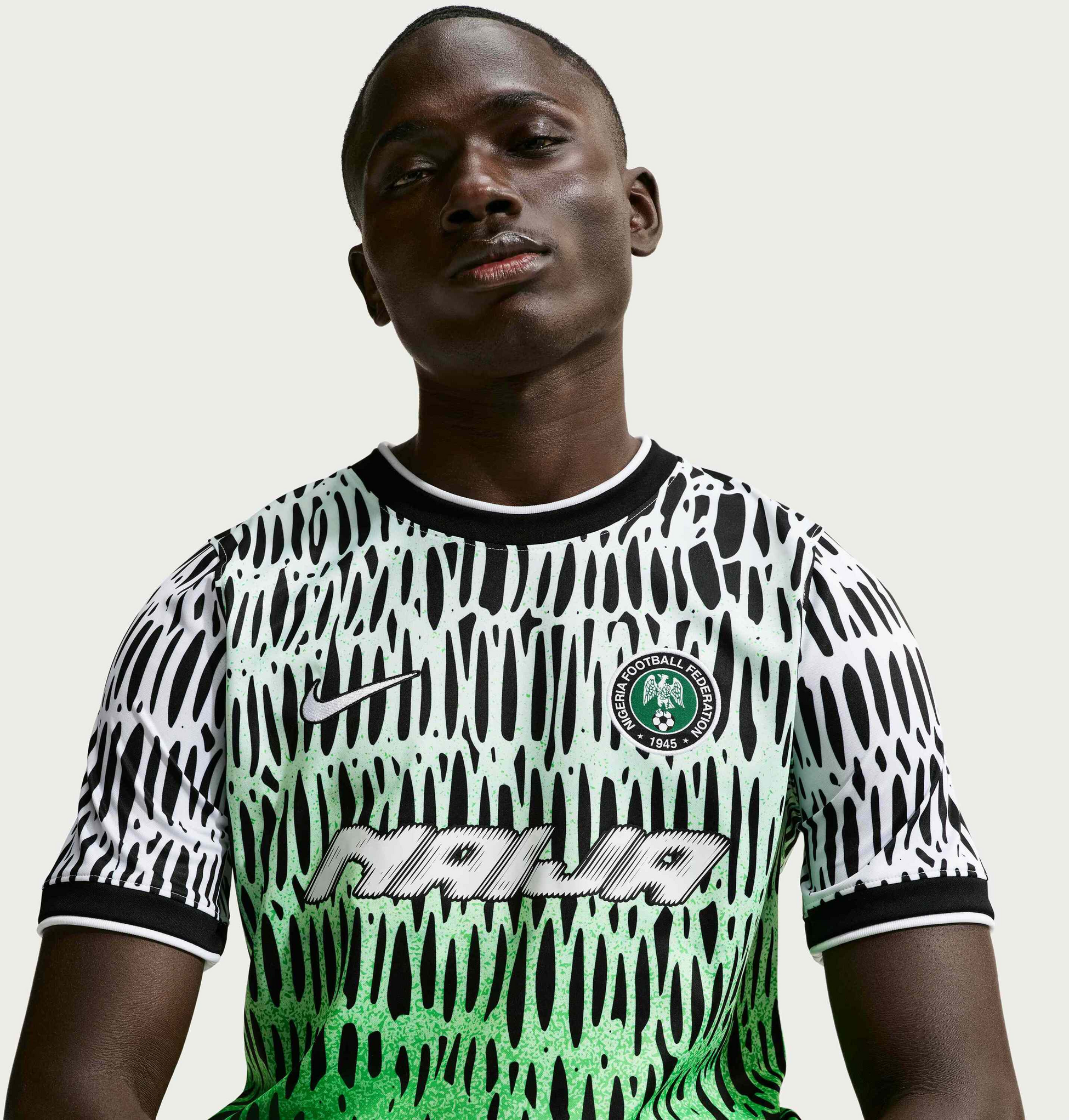 NIKE, Men's Dri-fit Academy Pro Short-sleeve Football Top X Nigeria X Slawn