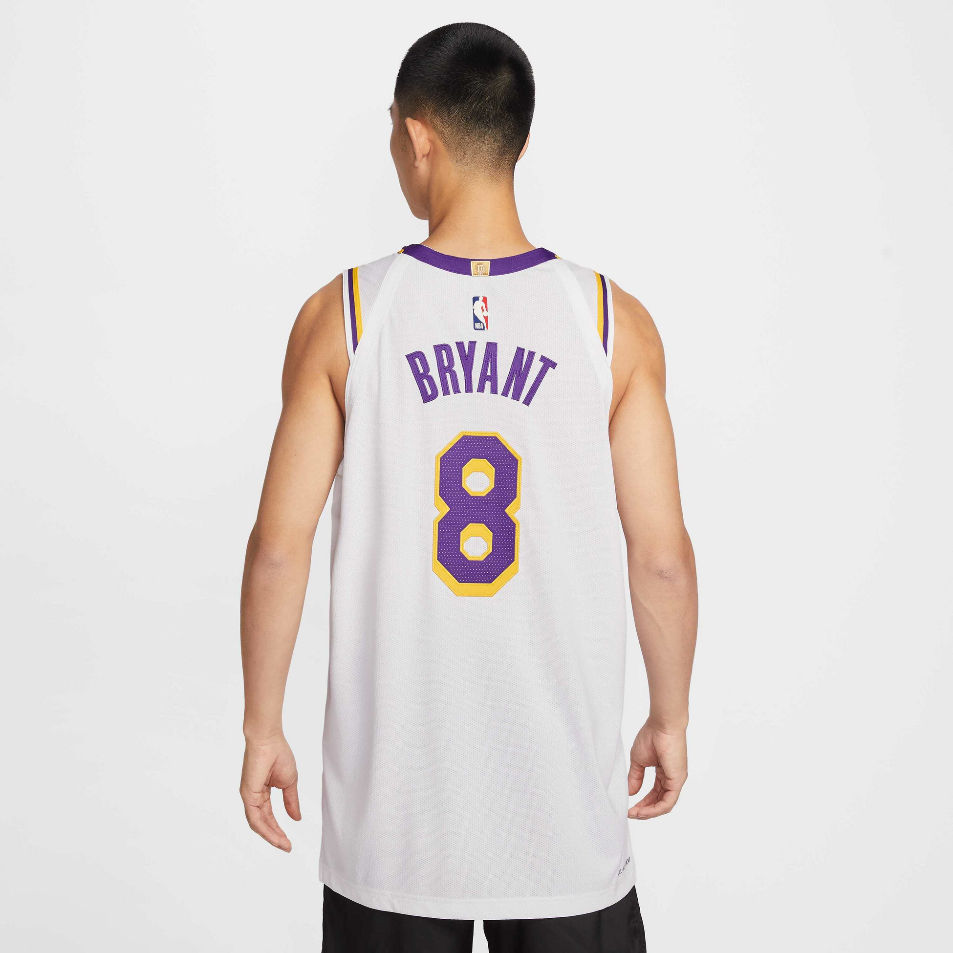 NIKE, Men's Dri-fit Adv Nba Authentic Jersey Los Angeles Lakers Association Edition