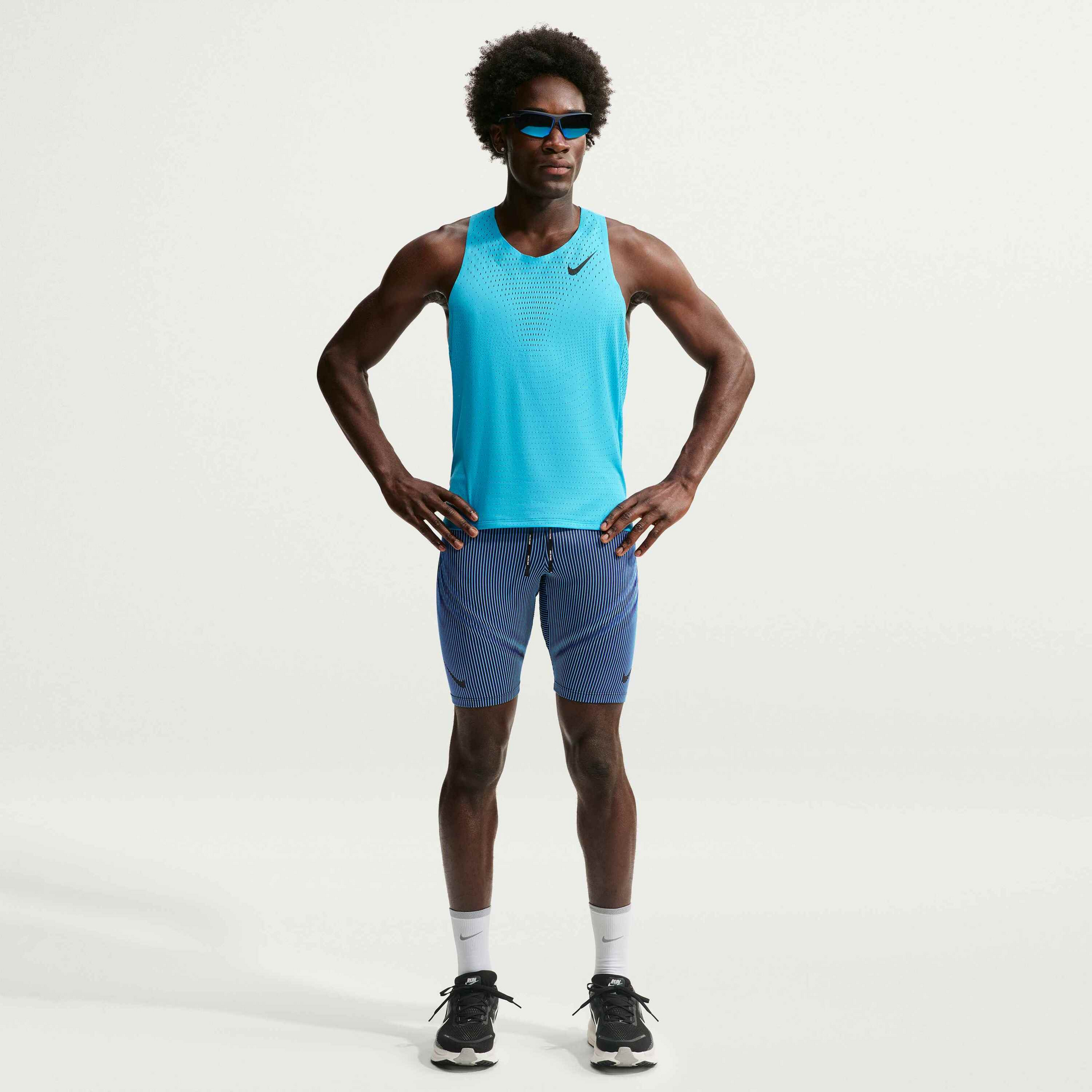 NIKE, Men's Dri-fit Adv Running 1/2-length Leggings Aeroswift