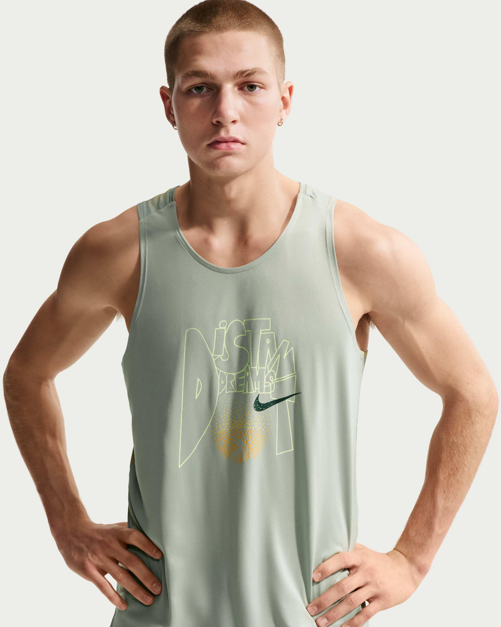 NIKE, Men's Dri-fit Adv Running Tank Top Stride