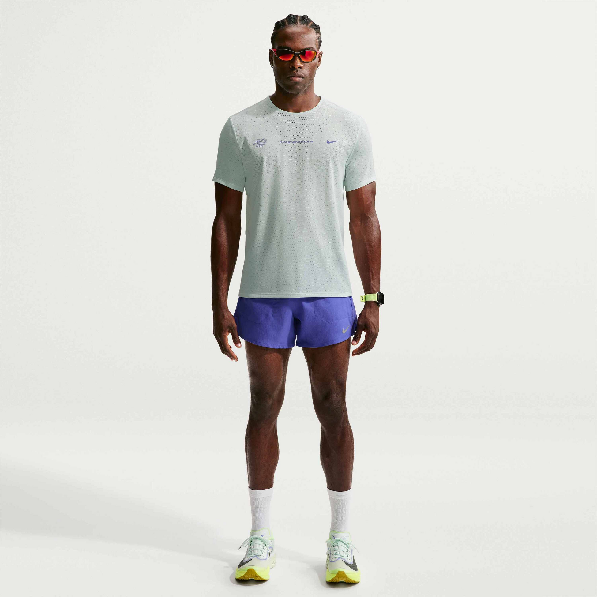 NIKE, Men's Dri-fit Adv Short-sleeve Running Top Aeroswift