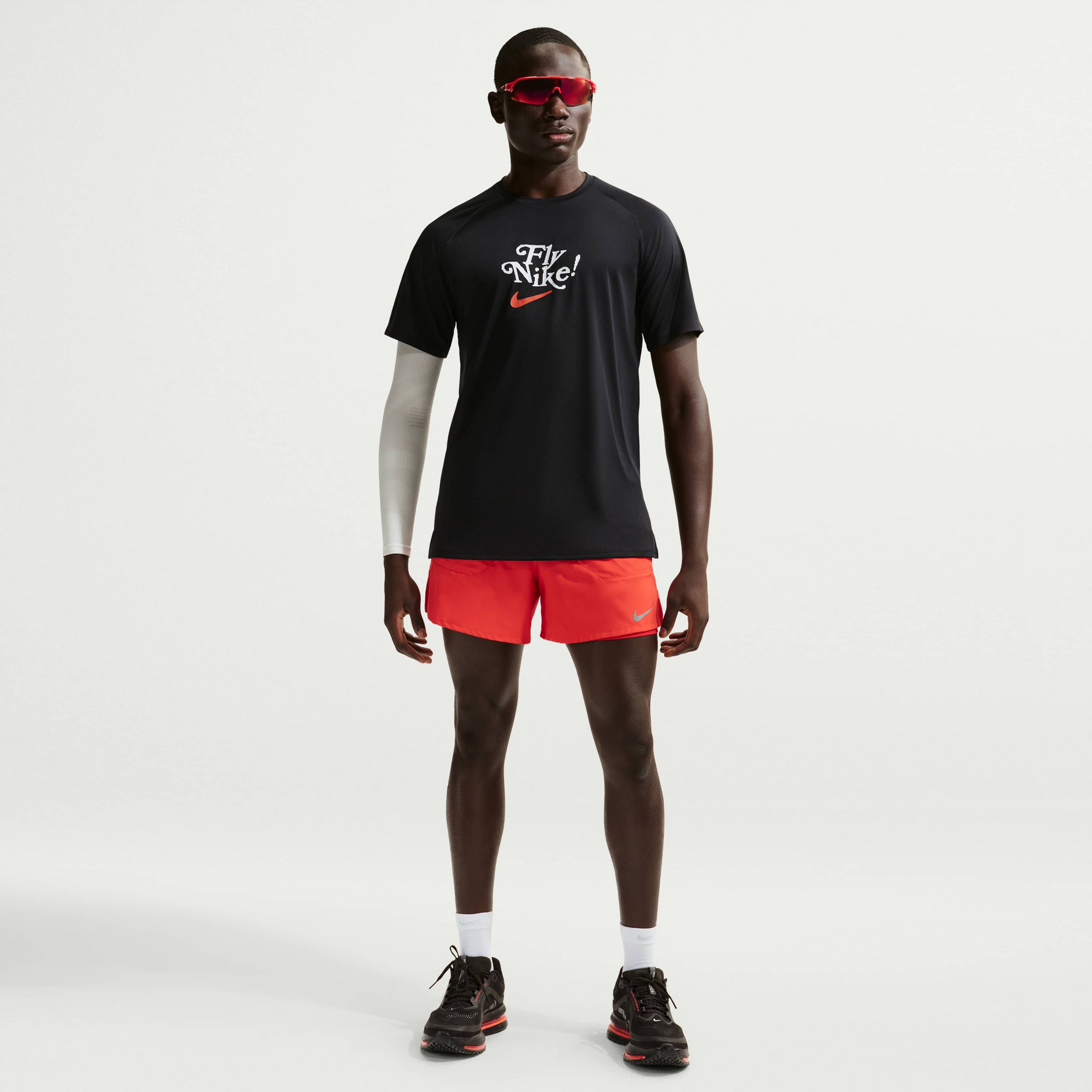 NIKE, Men's Dri-fit Adv Short-sleeve Running Top Stride Fly Nike""