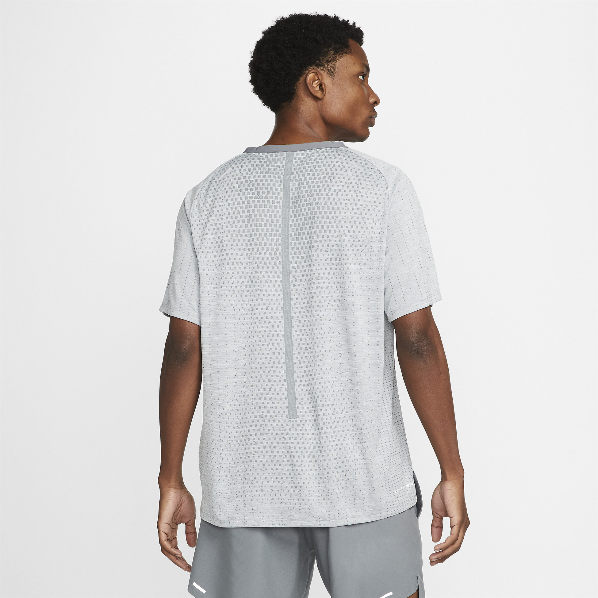 NIKE, Men's Dri-fit Adv Short-sleeve Running Top Tech Knit