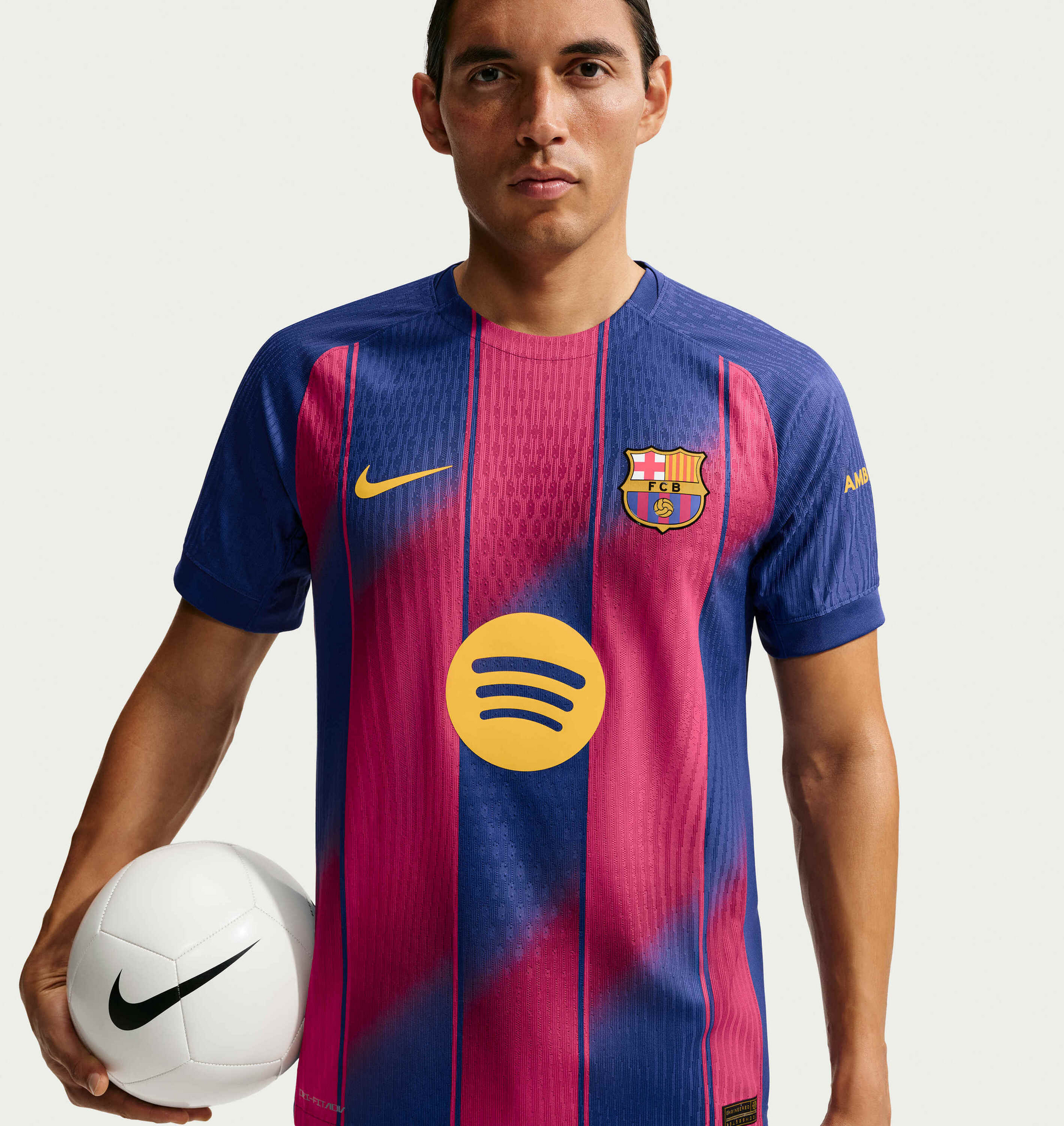 NIKE, Men's Dri-fit Adv Soccer Authentic Jersey Fc Barcelona 2025/26 Match Home