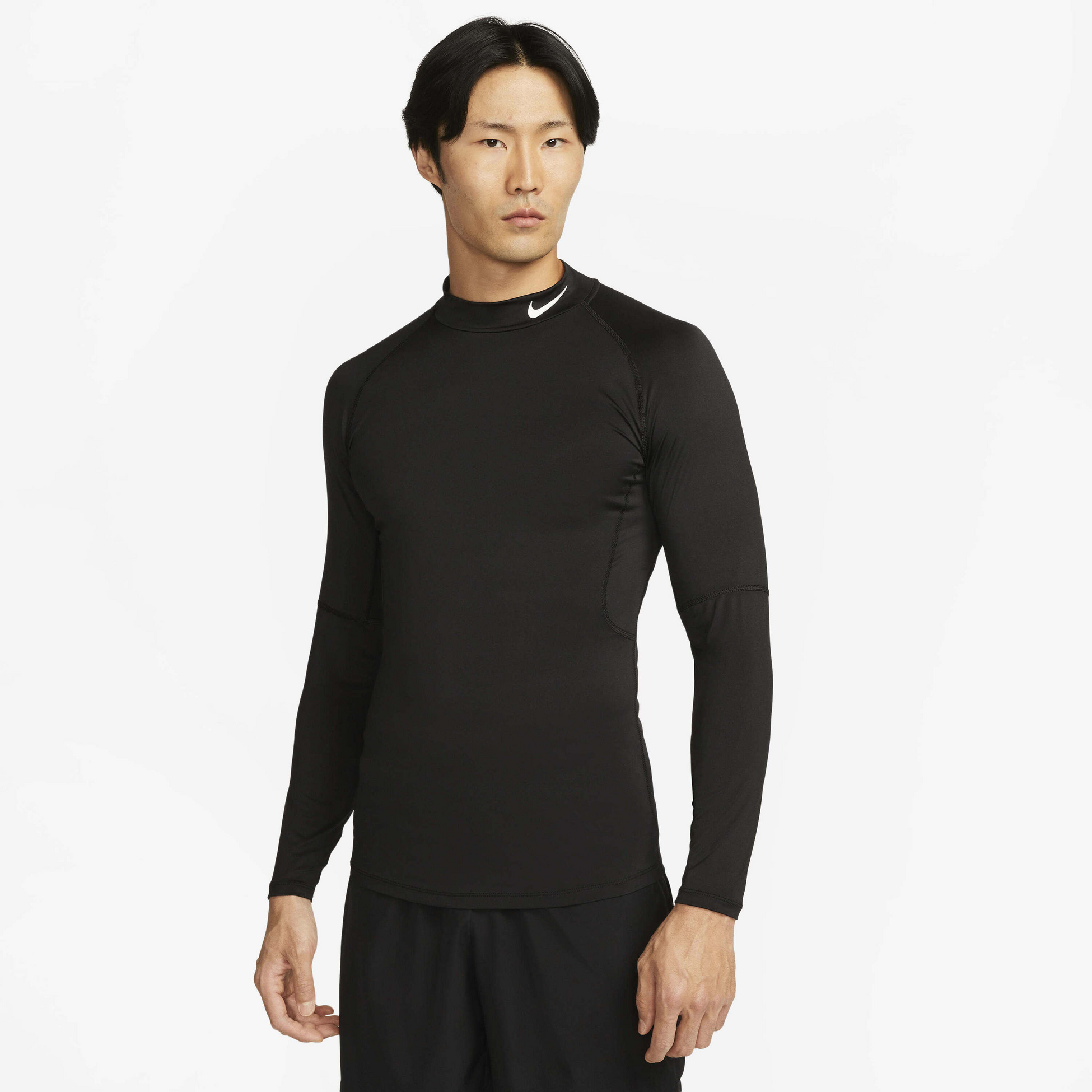 NIKE, Men's Dri-fit Fitness Mock-neck Long-sleeve Top Pro