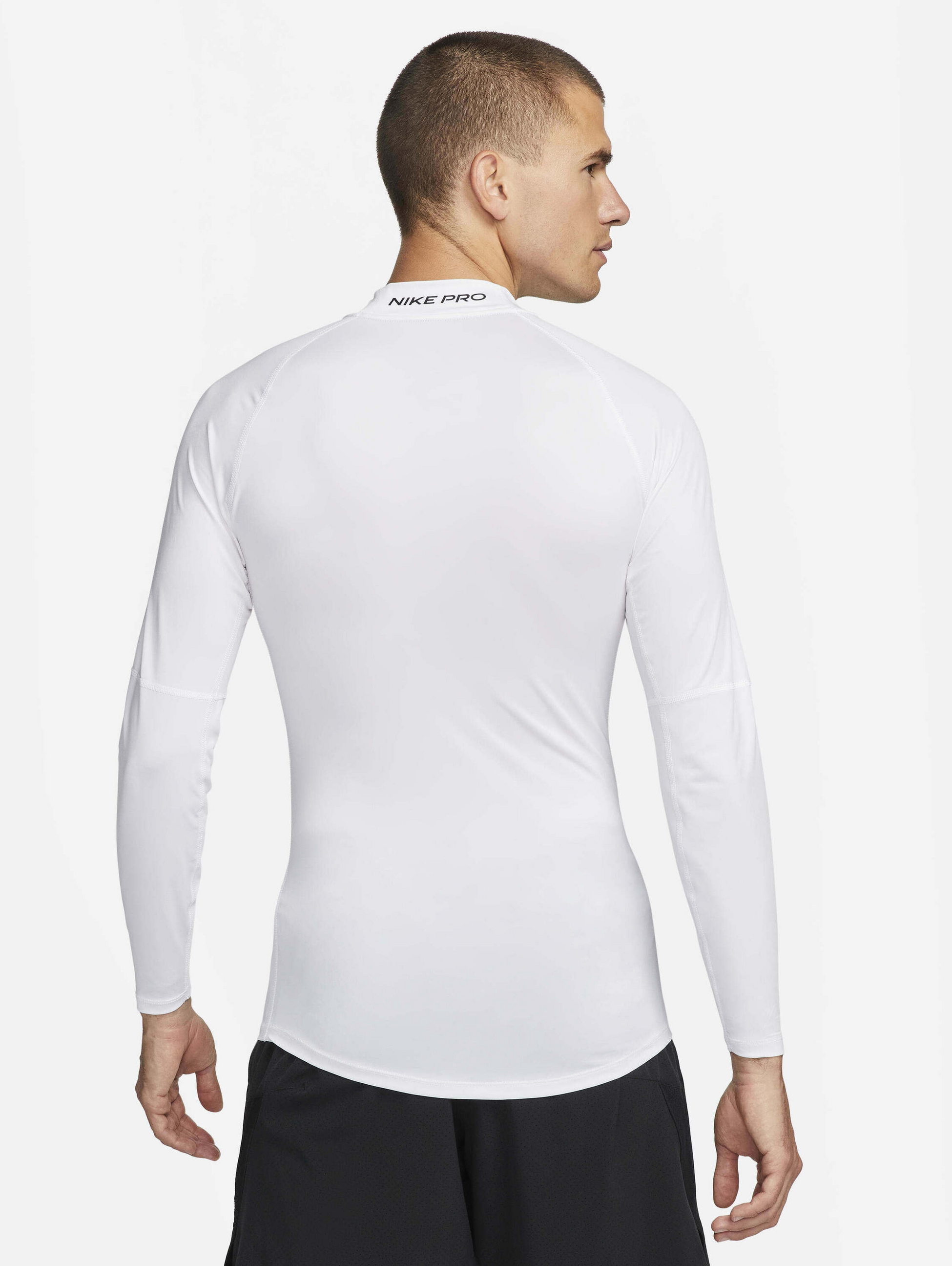 NIKE, Men's Dri-fit Fitness Mock-neck Long-sleeve Top Pro