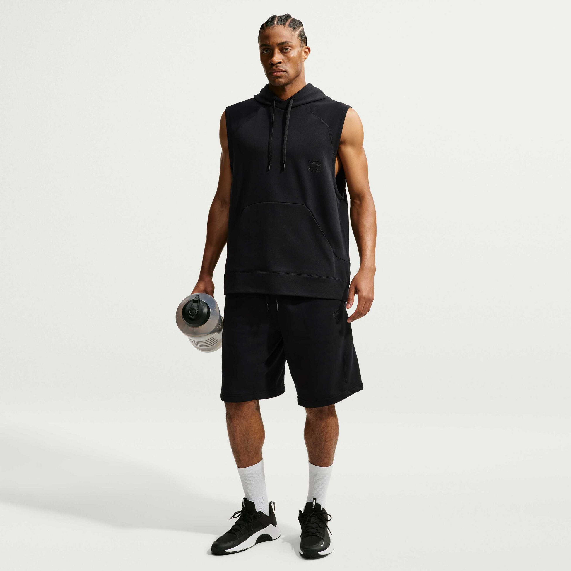 NIKE, Men's Dri-fit Fleece Sleeveless Training Hoodie N.a.c.