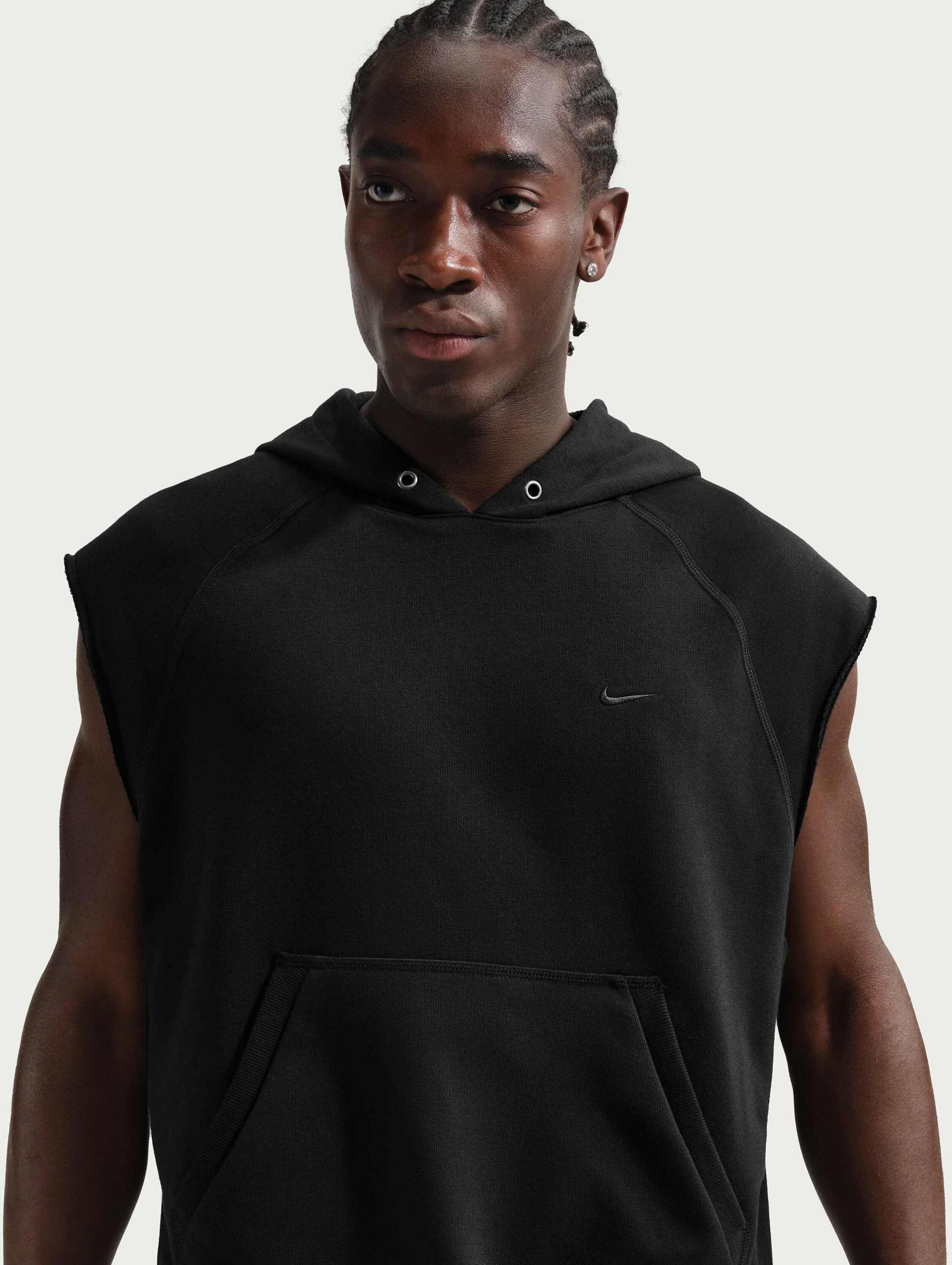NIKE, Men's Dri-fit Fleece Sleeveless Training Hoodie N.a.c.