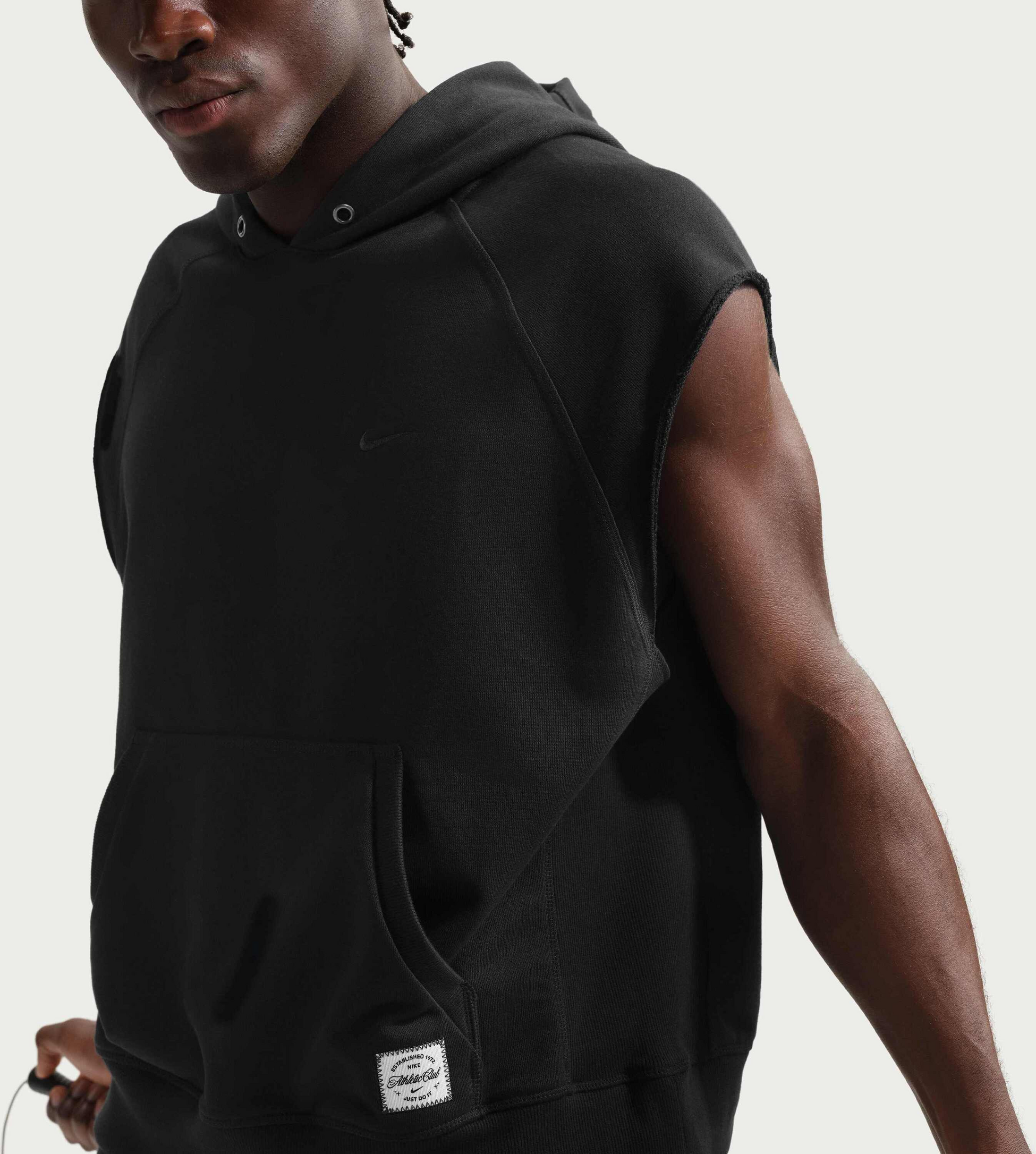 NIKE, Men's Dri-fit Fleece Sleeveless Training Hoodie N.a.c.