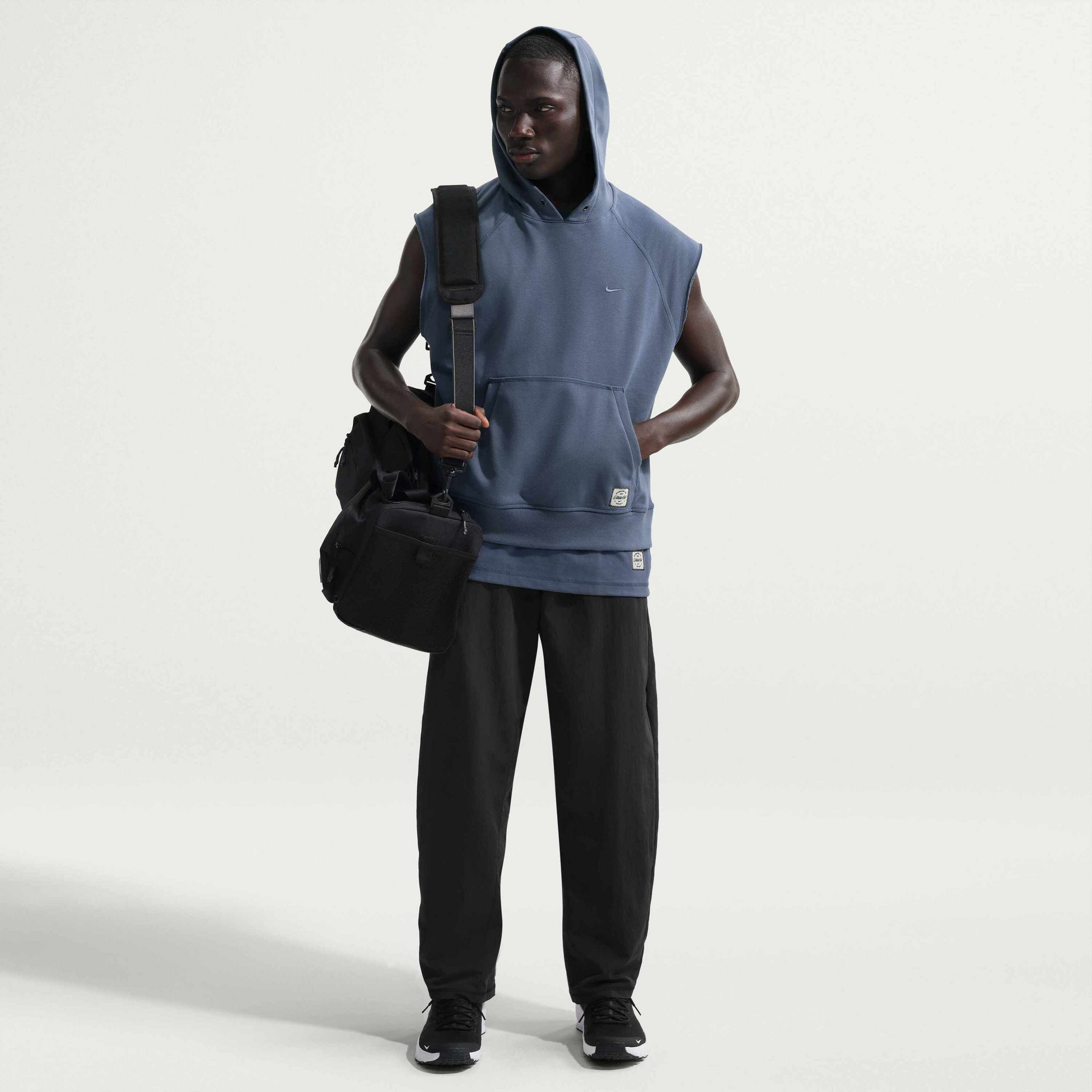 NIKE, Men's Dri-fit Fleece Sleeveless Training Hoodie N.a.c.