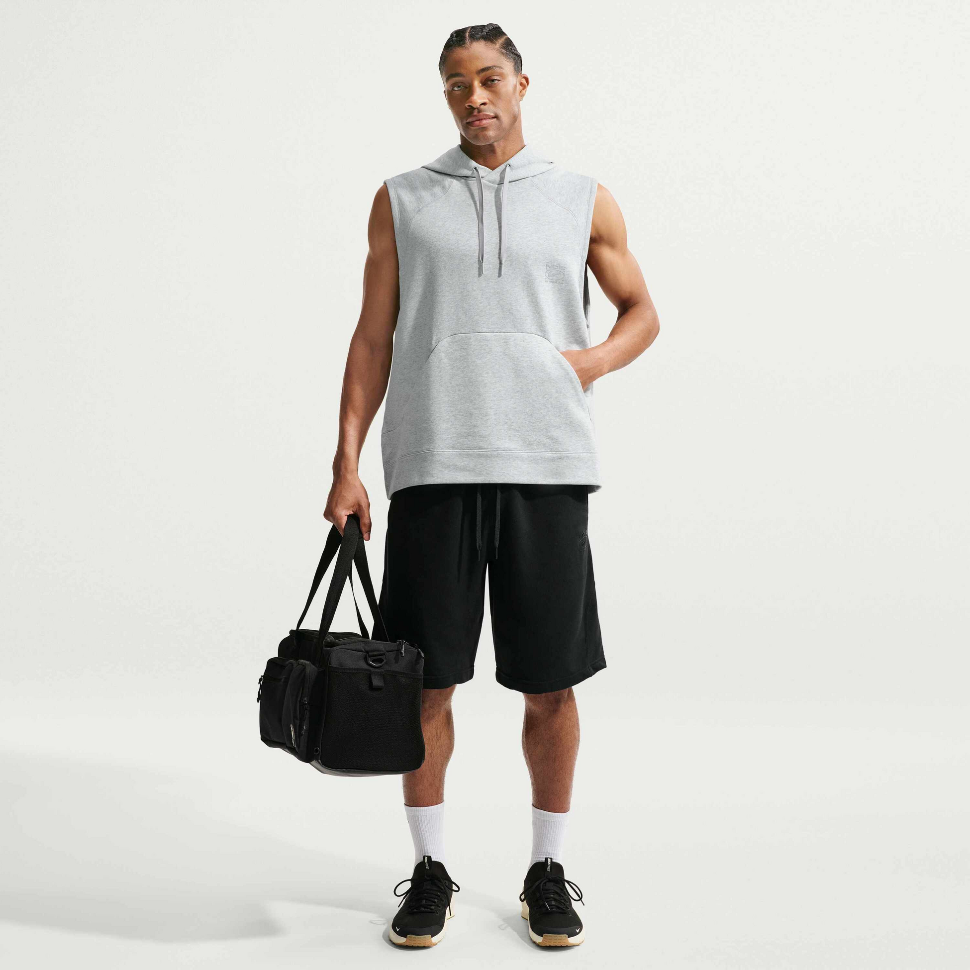 NIKE, Men's Dri-fit Fleece Sleeveless Training Hoodie N.a.c.