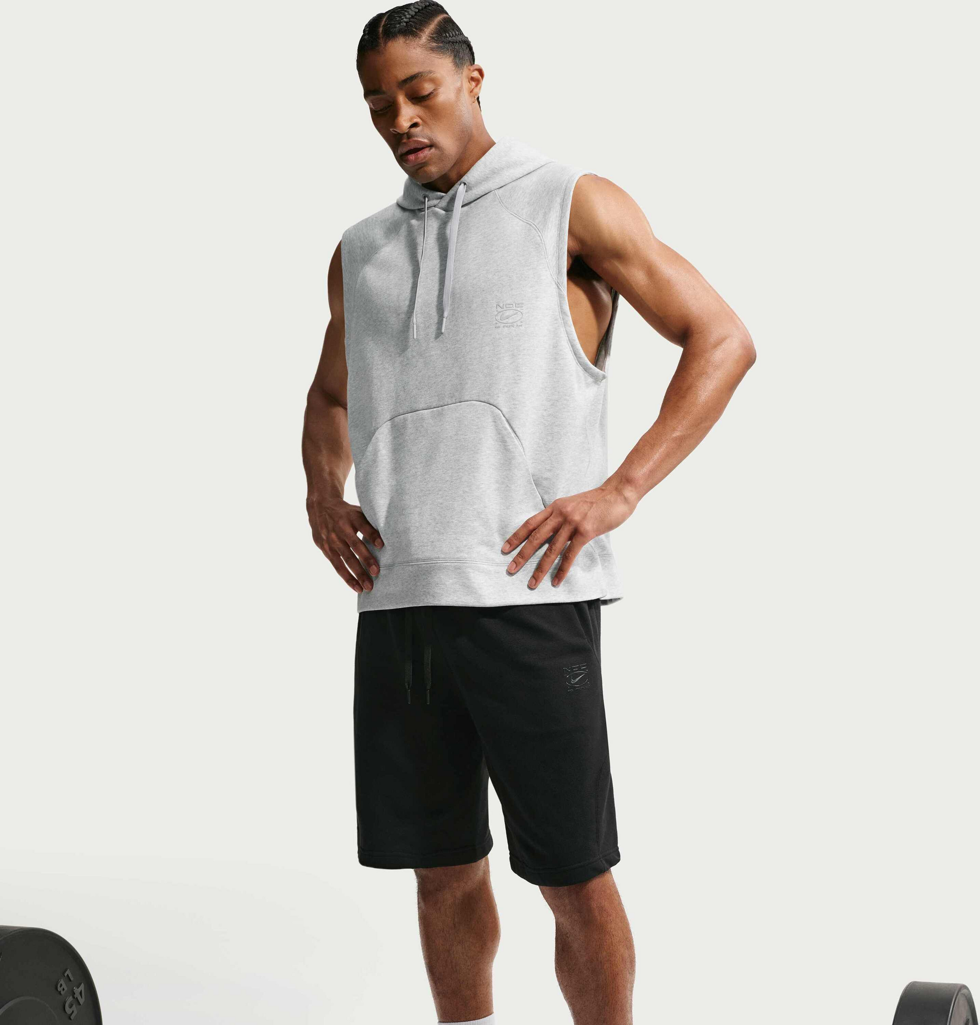 NIKE, Men's Dri-fit Fleece Training Shorts N.a.c.