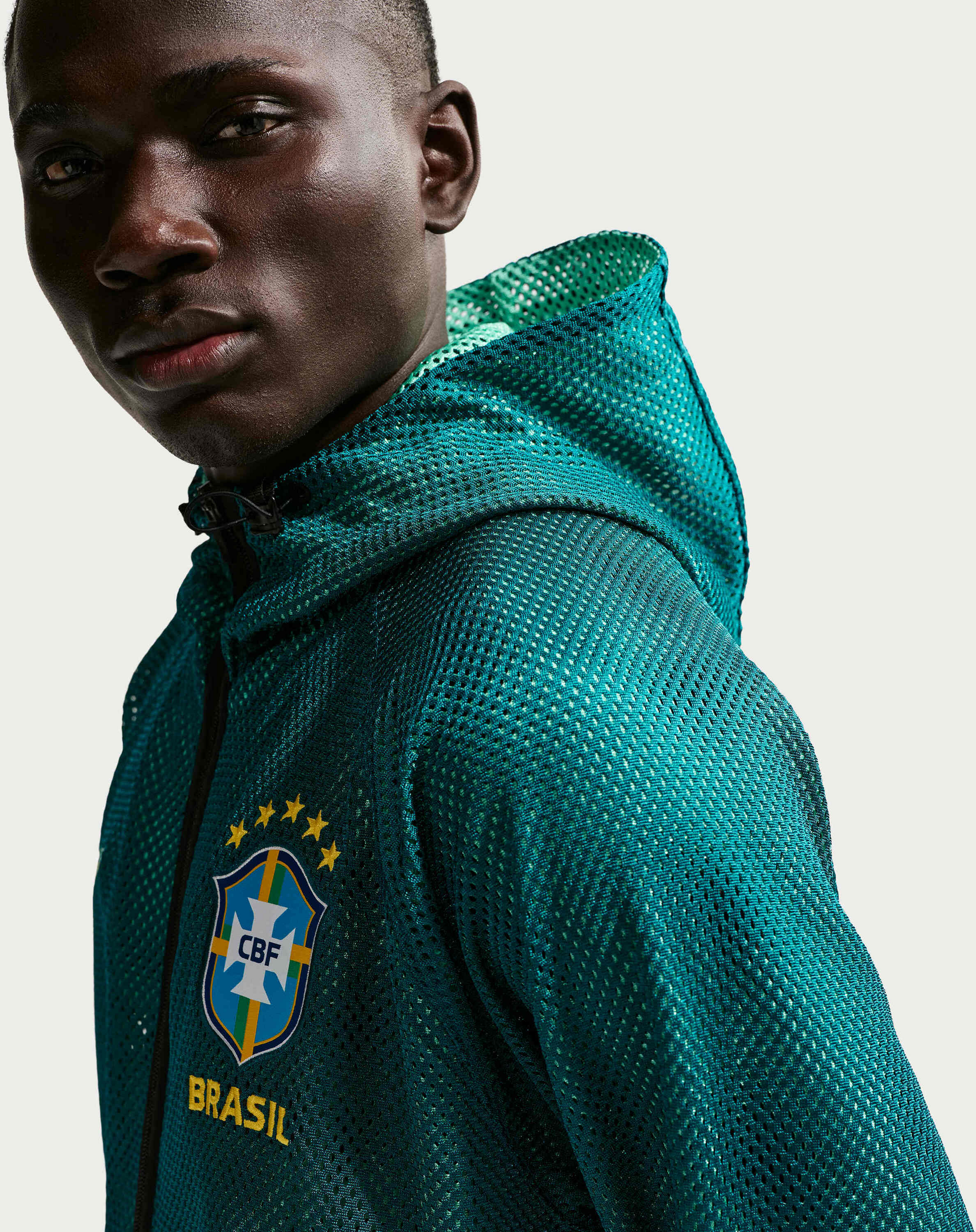 NIKE, Men's Dri-fit Football Anthem Jacket Brazil