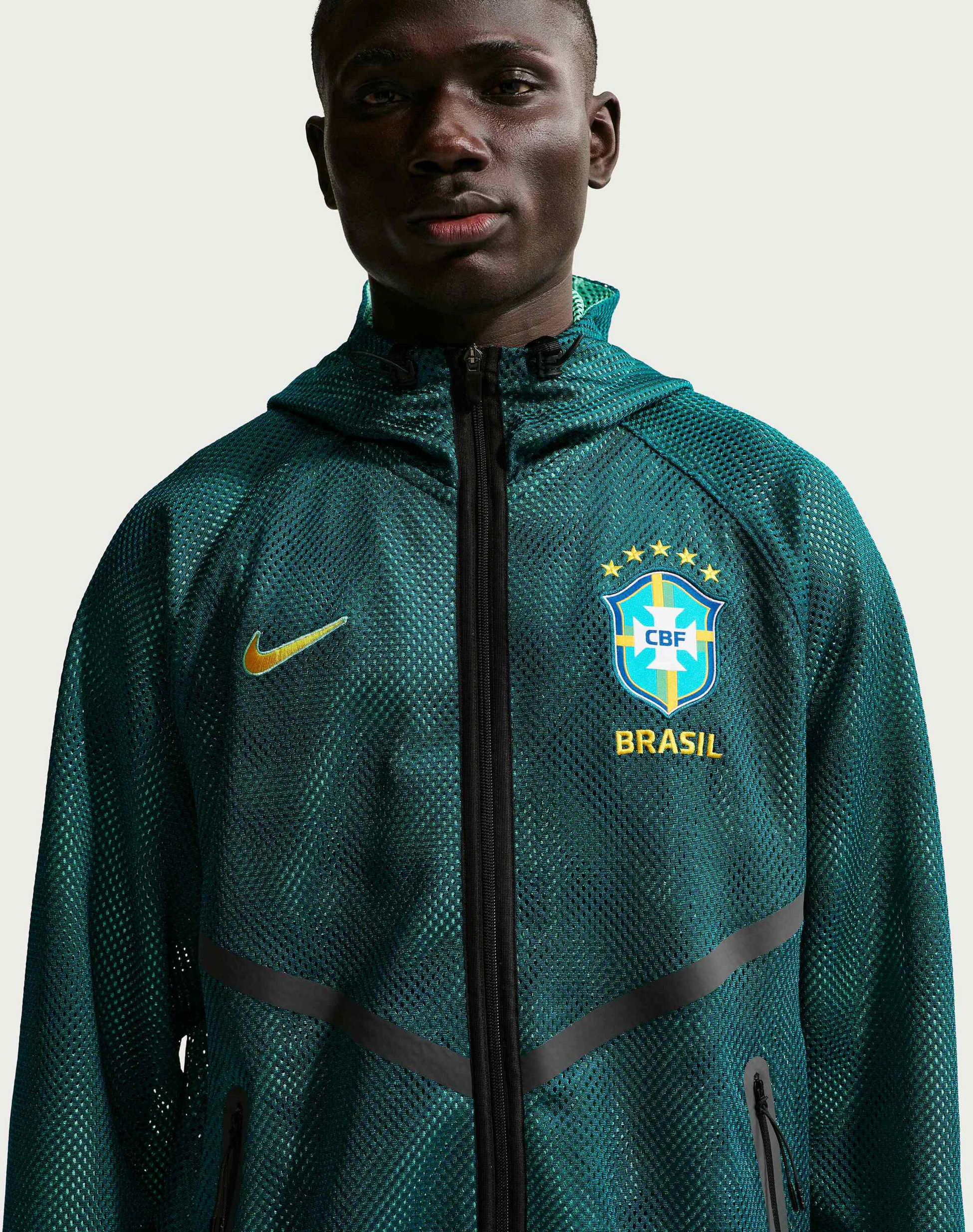 NIKE, Men's Dri-fit Football Anthem Jacket Brazil