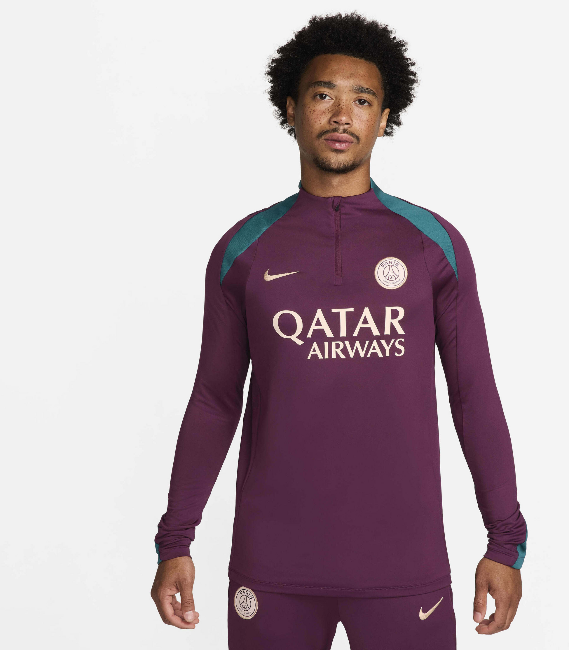 NIKE, Men's Dri-fit Football Drill Top Paris Saint-germain Strike