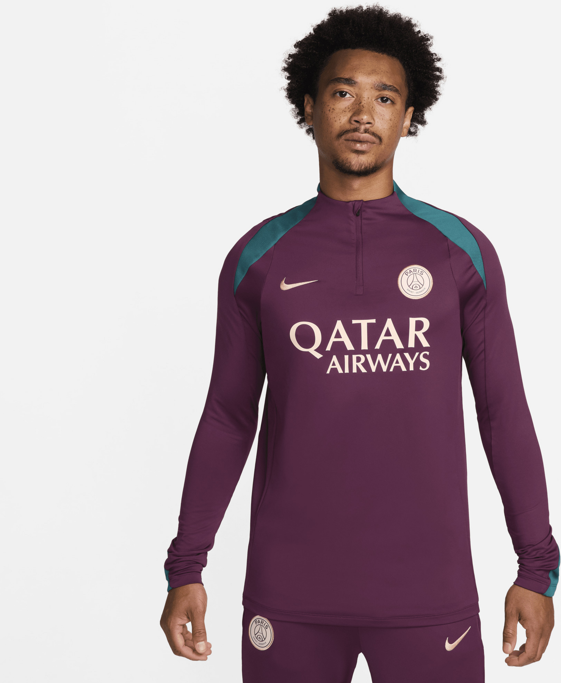 NIKE, Men's Dri-fit Football Drill Top Paris Saint-germain Strike