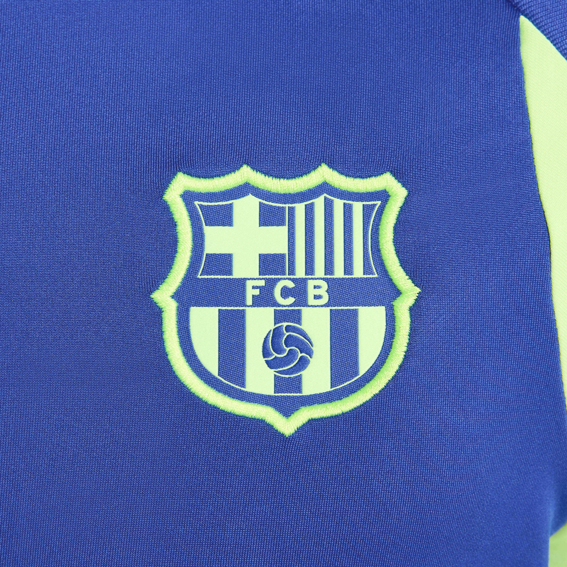 NIKE, Men's Dri-fit Football Knit Drill Top F.c. Barcelona Strike Third