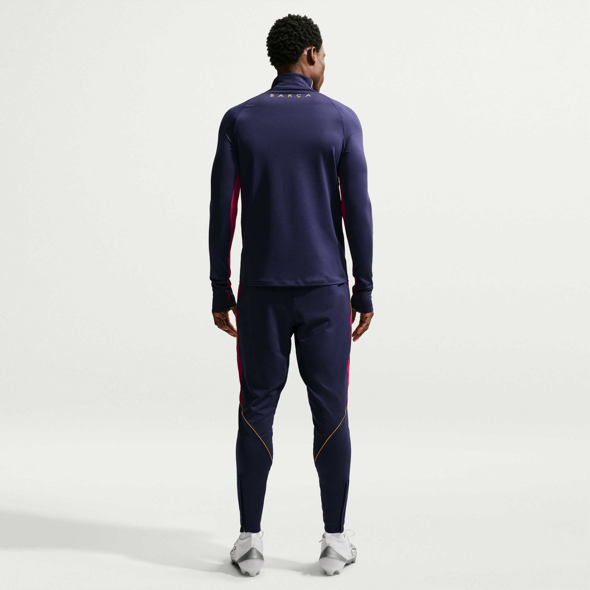 NIKE, Men's Dri-fit Football Knit Drill Top F.c. Barcelona Strike