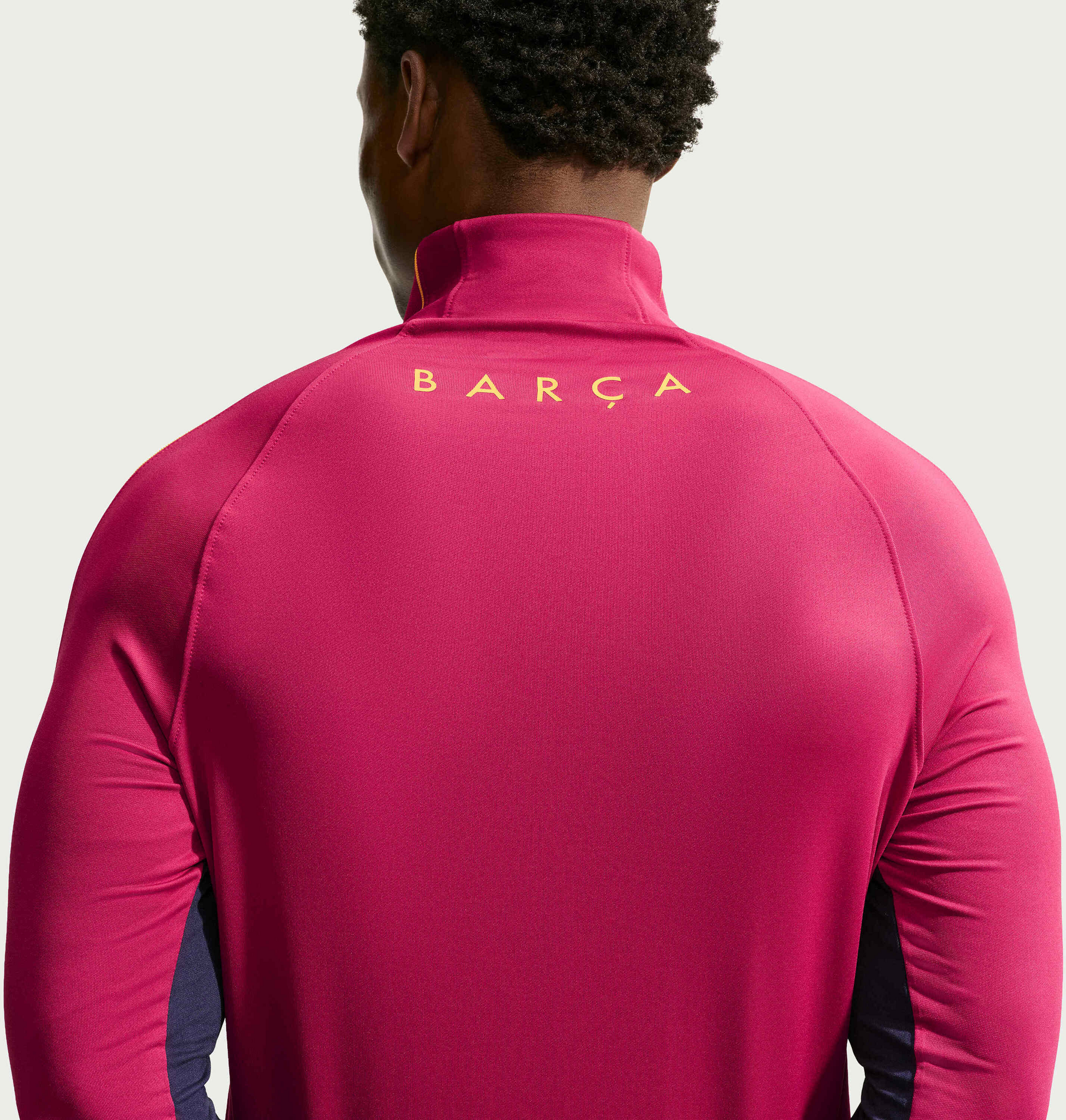NIKE, Men's Dri-fit Football Knit Drill Top F.c. Barcelona Strike