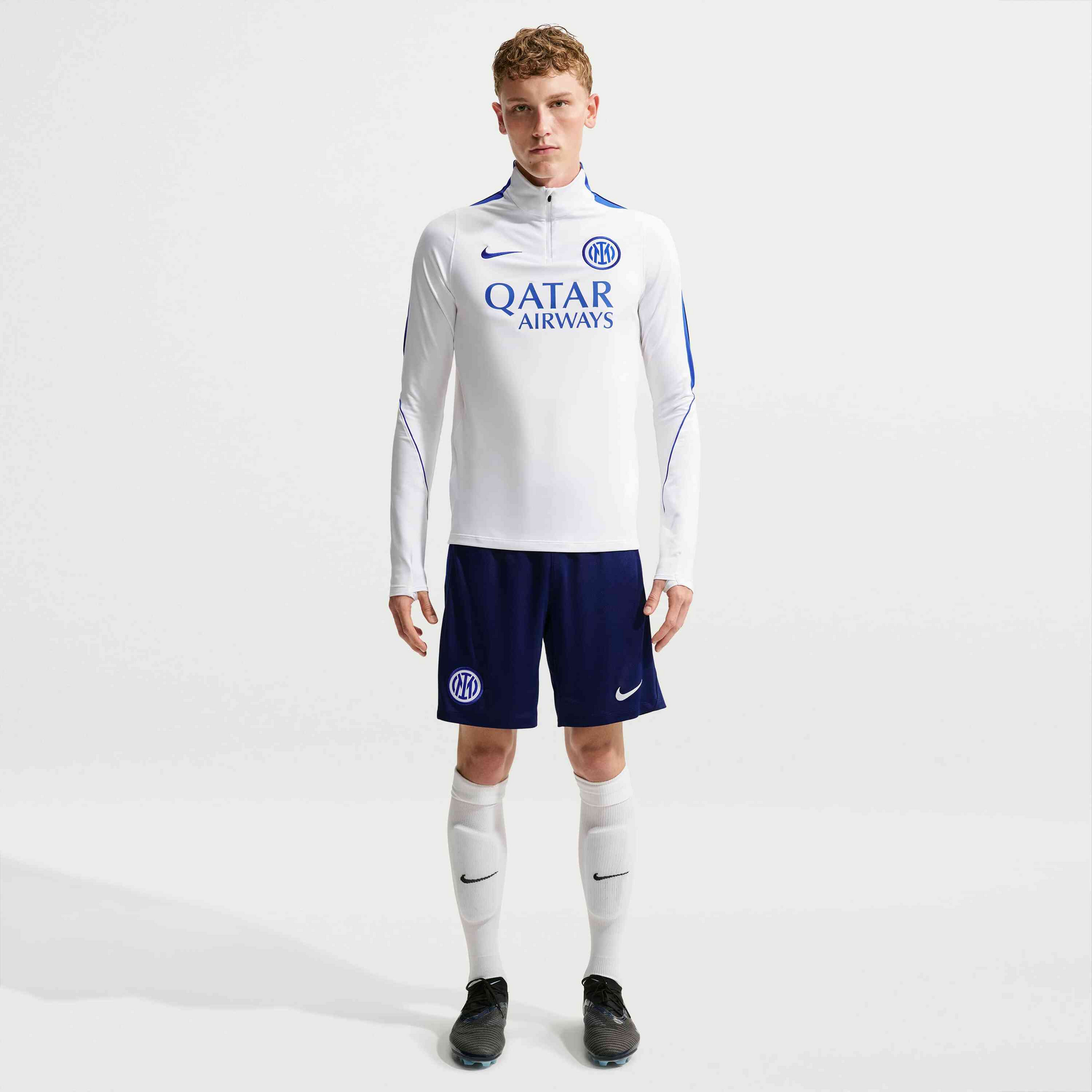 NIKE, Men's Dri-fit Football Knit Drill Top Inter Milan Strike