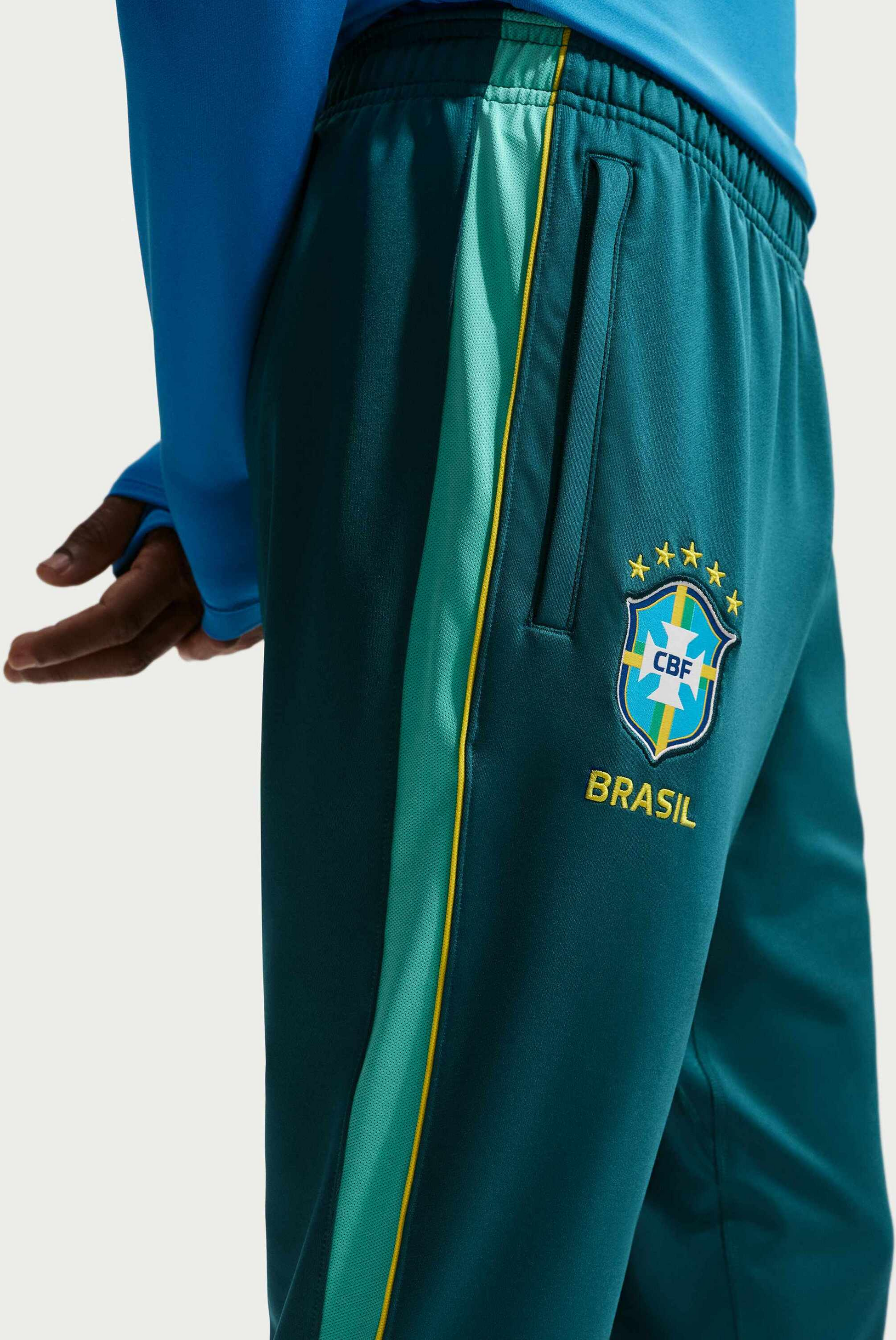 NIKE, Men's Dri-fit Football Knit Pants Brazil Strike