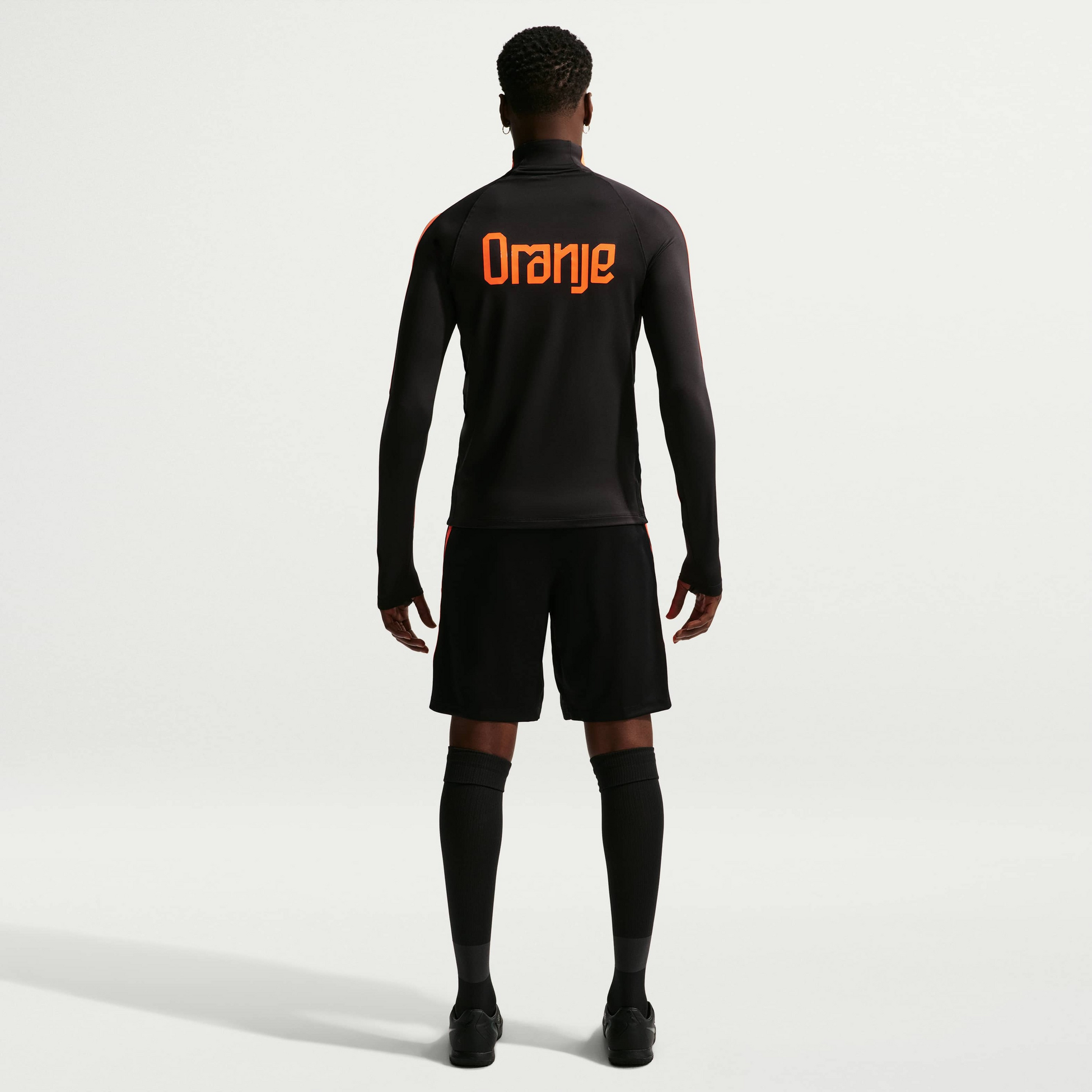 NIKE, Men's Dri-fit Football Knit Shorts Netherlands Strike