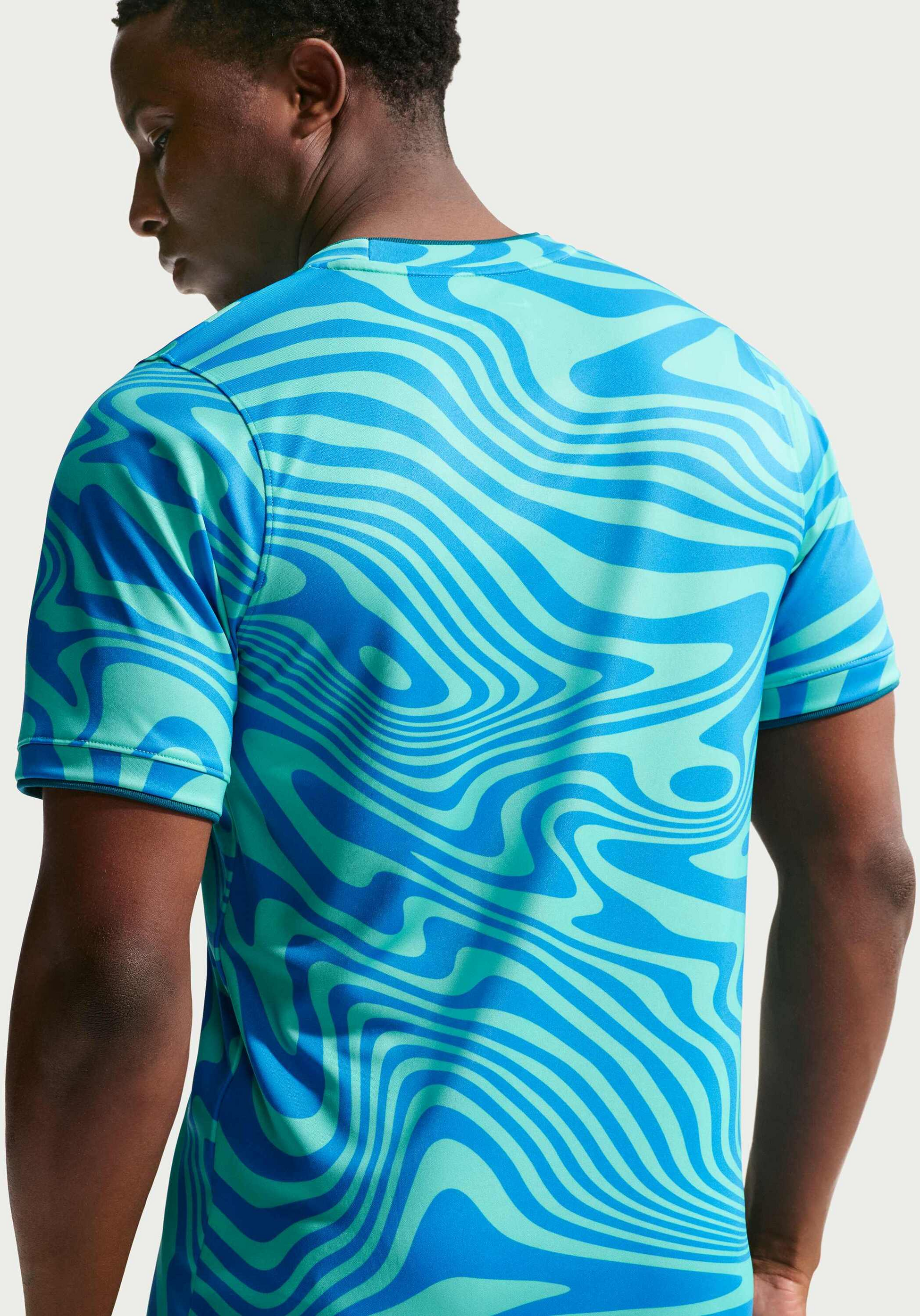 NIKE, Men's Dri-fit Football Pre-match Short-sleeve Top Brazil Academy Pro