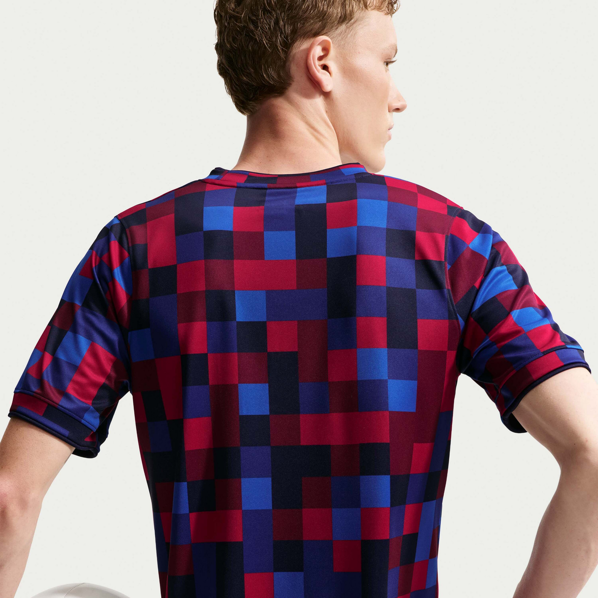 NIKE, Men's Dri-fit Football Pre-match Top F.c. Barcelona Home