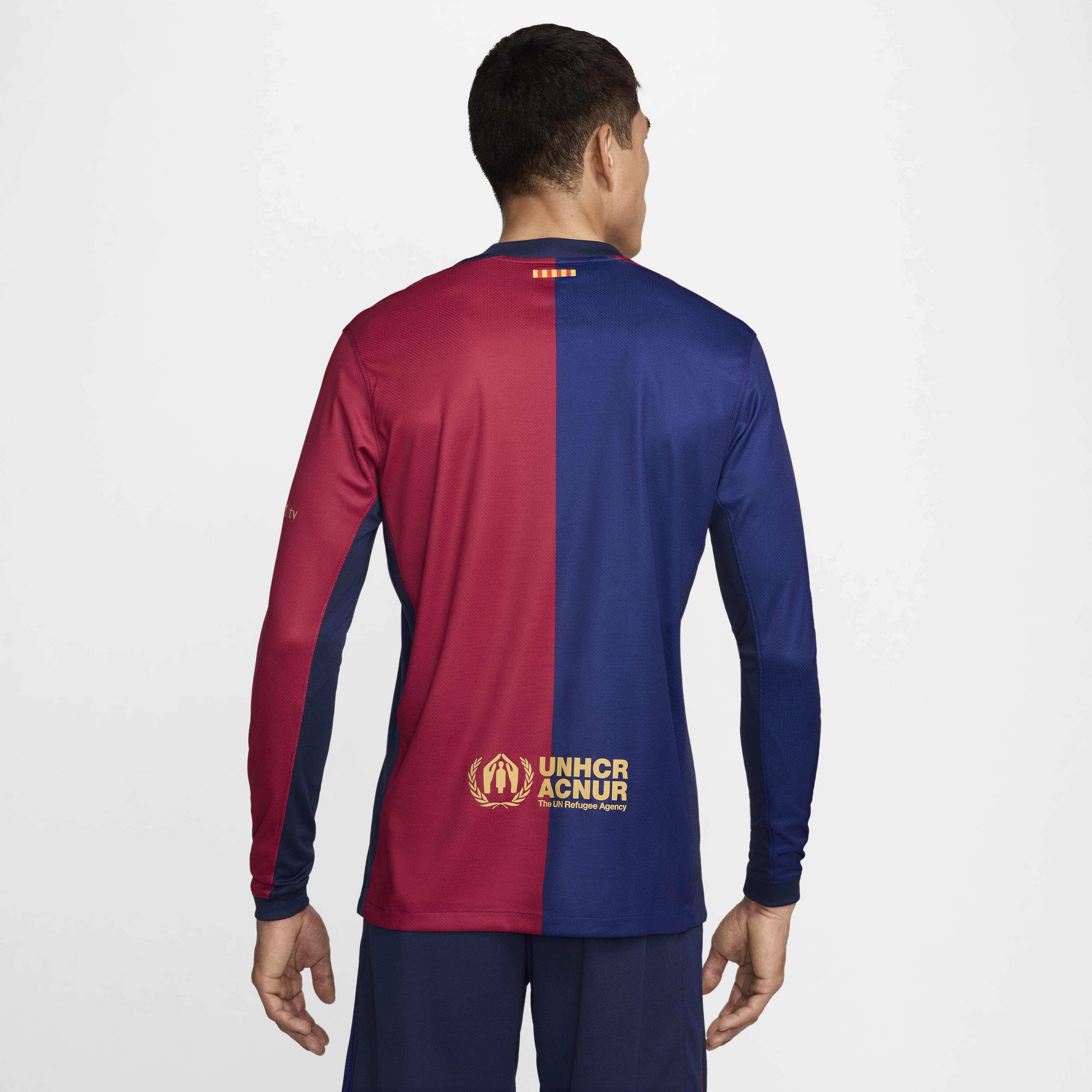 NIKE, Men's Dri-fit Football Replica Long-sleeve Shirt F.c. Barcelona 2024/25 Stadium Home