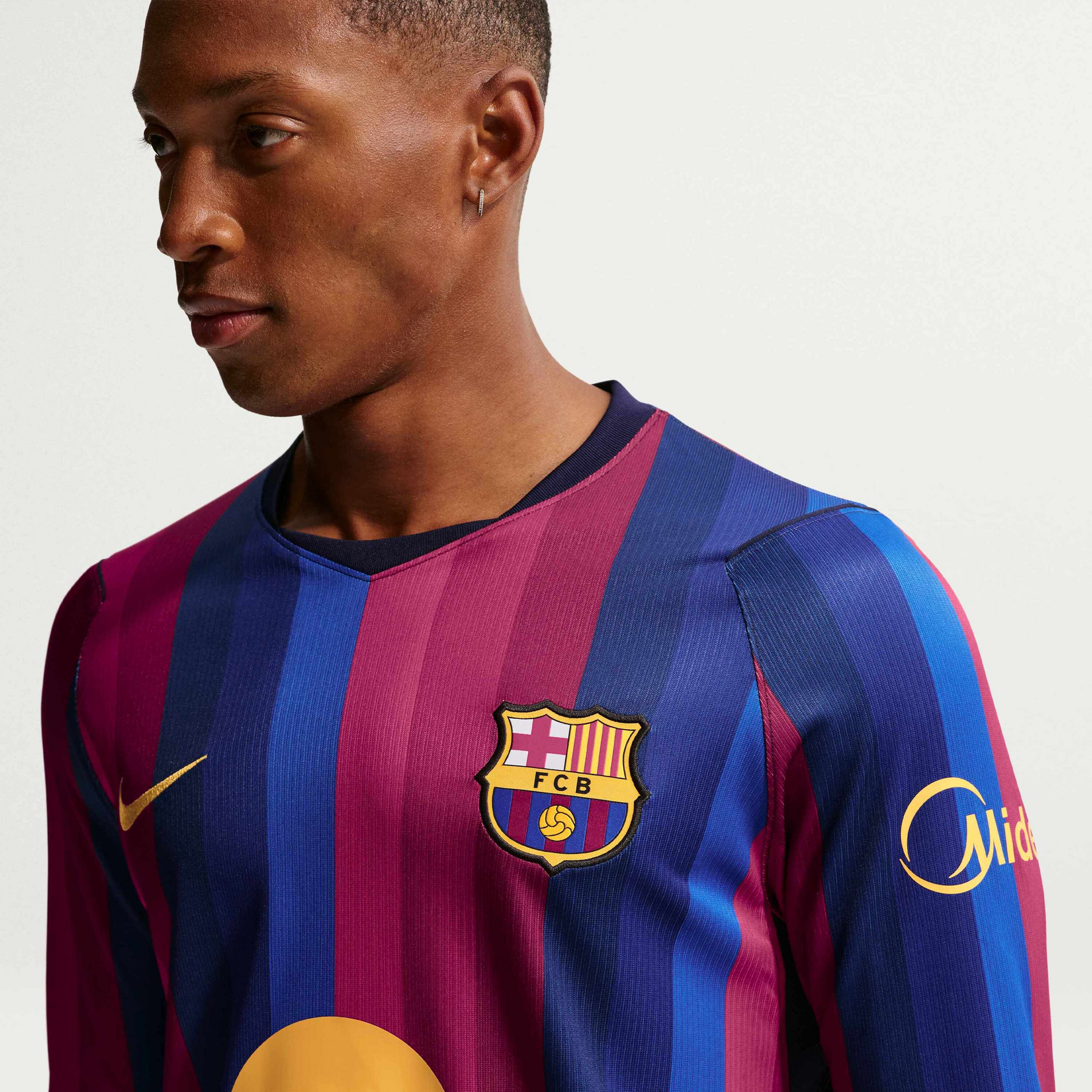 NIKE, Men's Dri-fit Football Replica Long-sleeve Shirt F.c. Barcelona 2026/27 Stadium Home