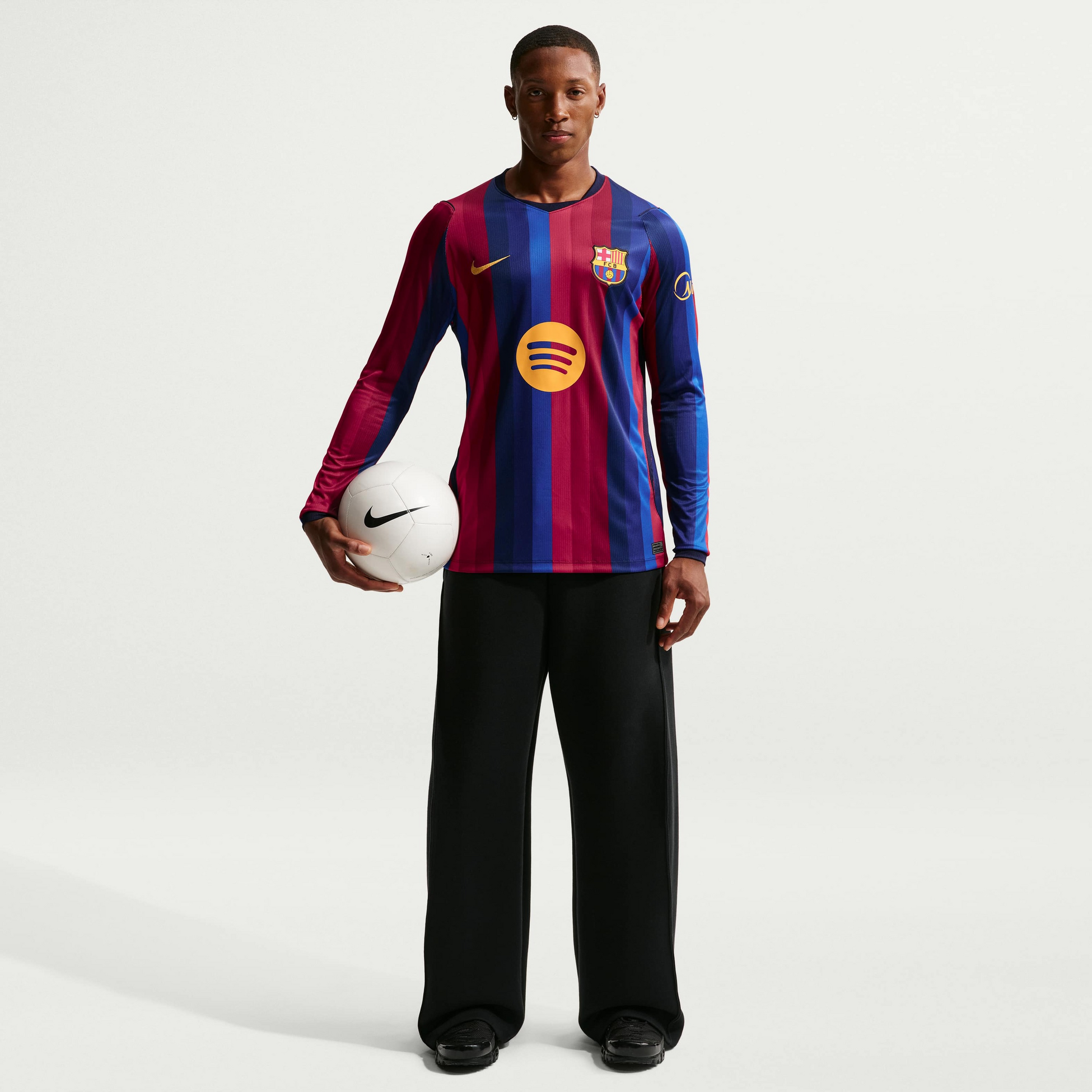 NIKE, Men's Dri-fit Football Replica Long-sleeve Shirt F.c. Barcelona 2026/27 Stadium Home